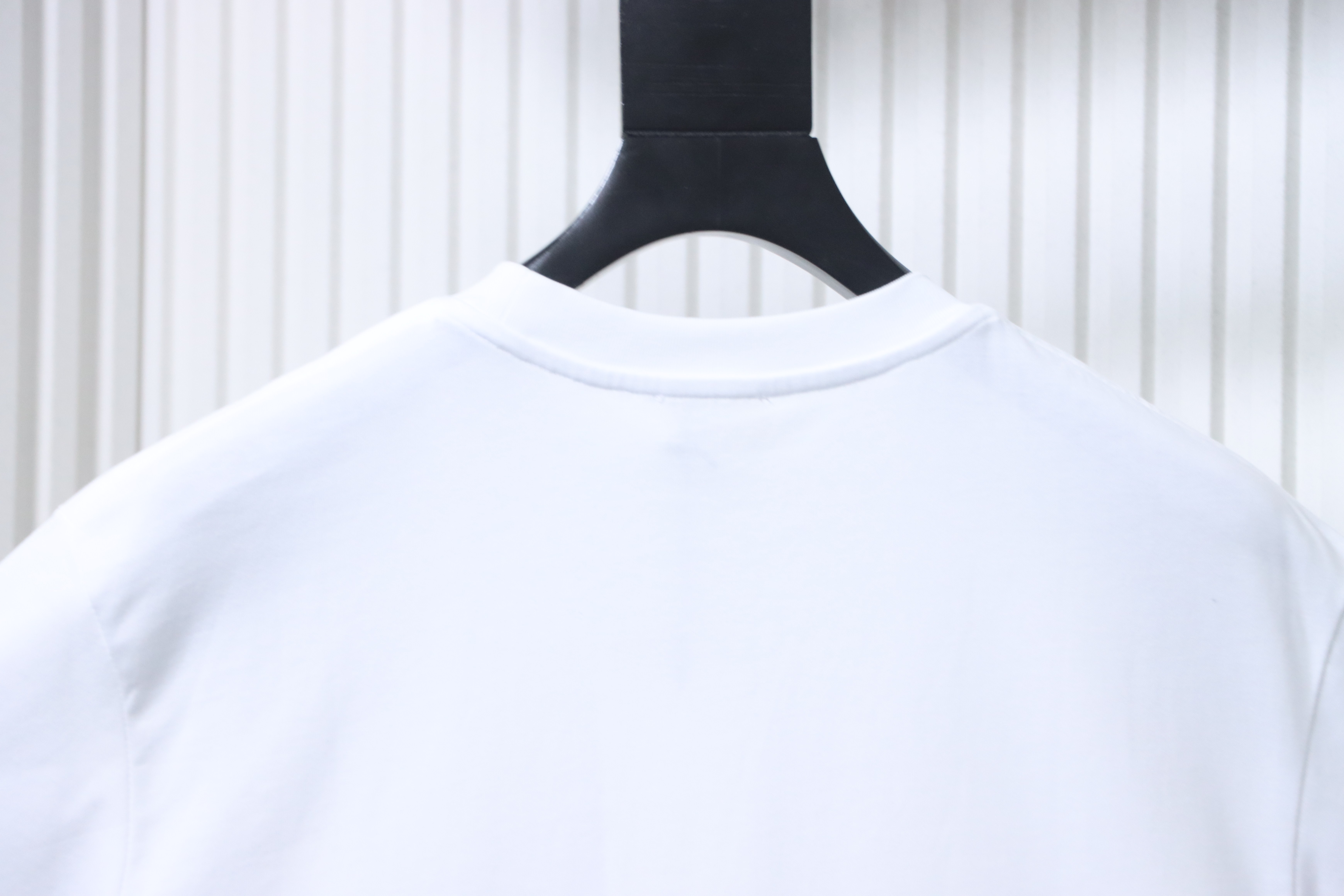 Celine 2026 Runway Magazine Style Spring Summer Square Letter Logo Print Short Sleeve T-Shirt