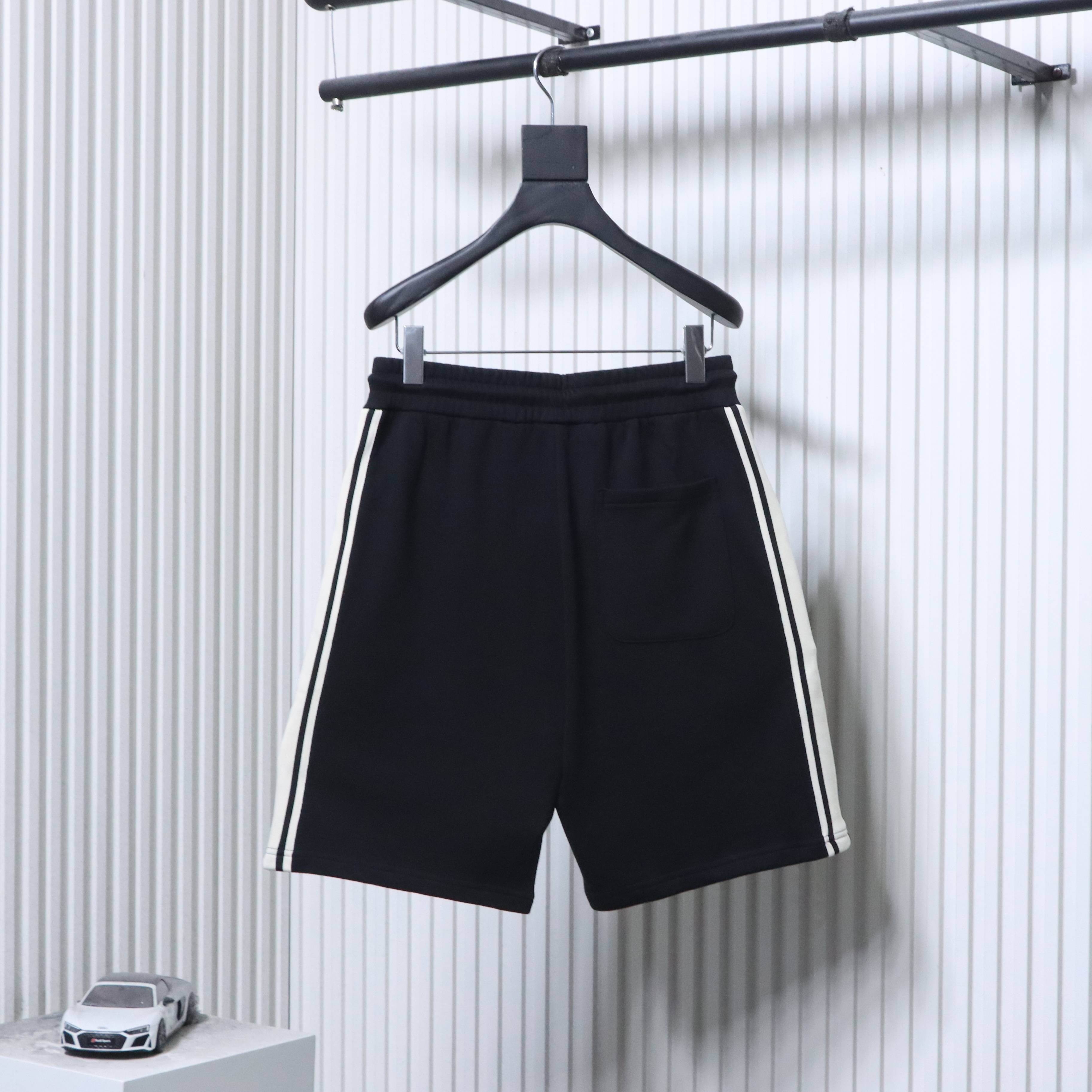 Celine 25SS Tape Embroidered Letter Shorts