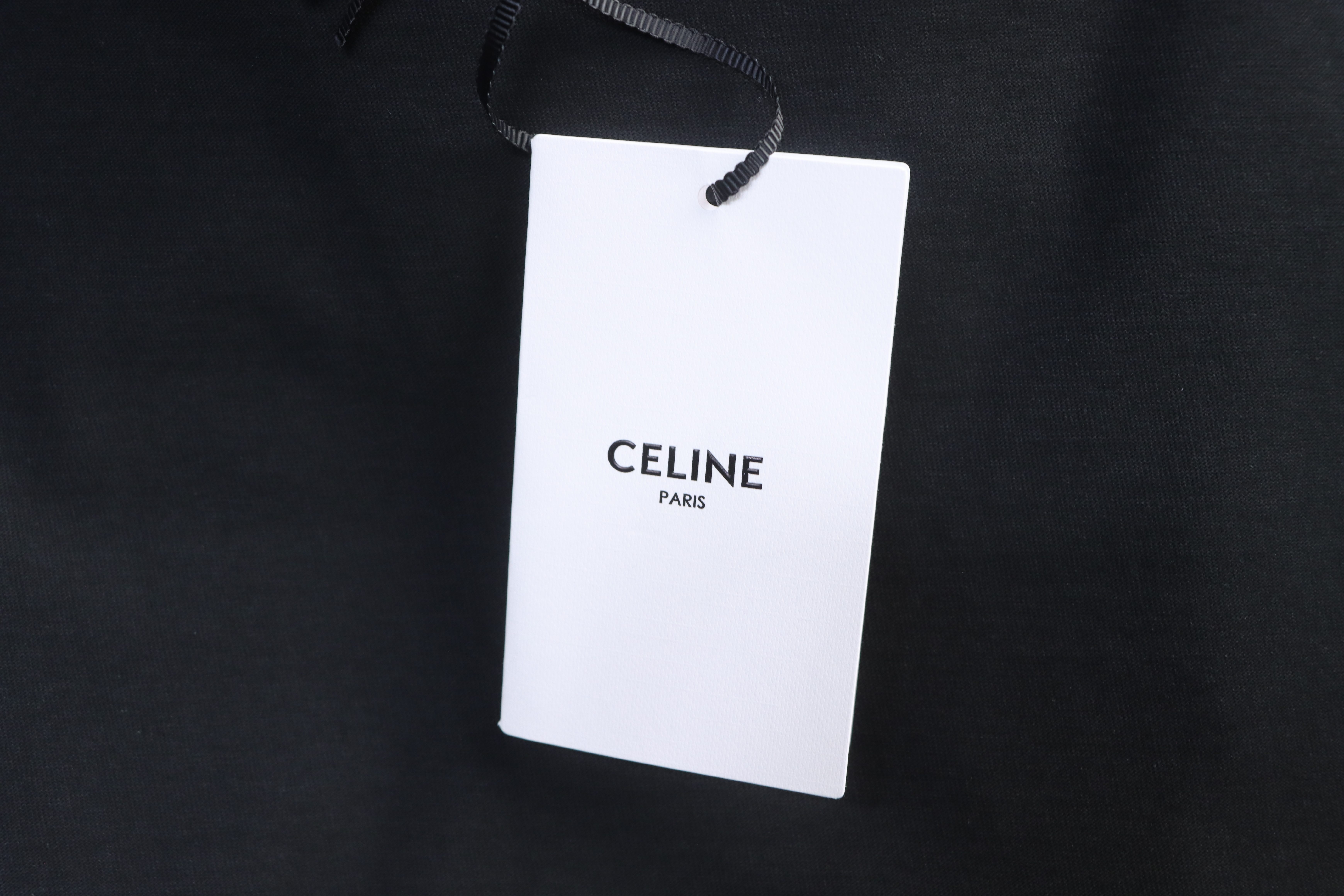 Celine 26SS Hand-Drawn Comic Print Short Sleeve T-Shirt Style 1
