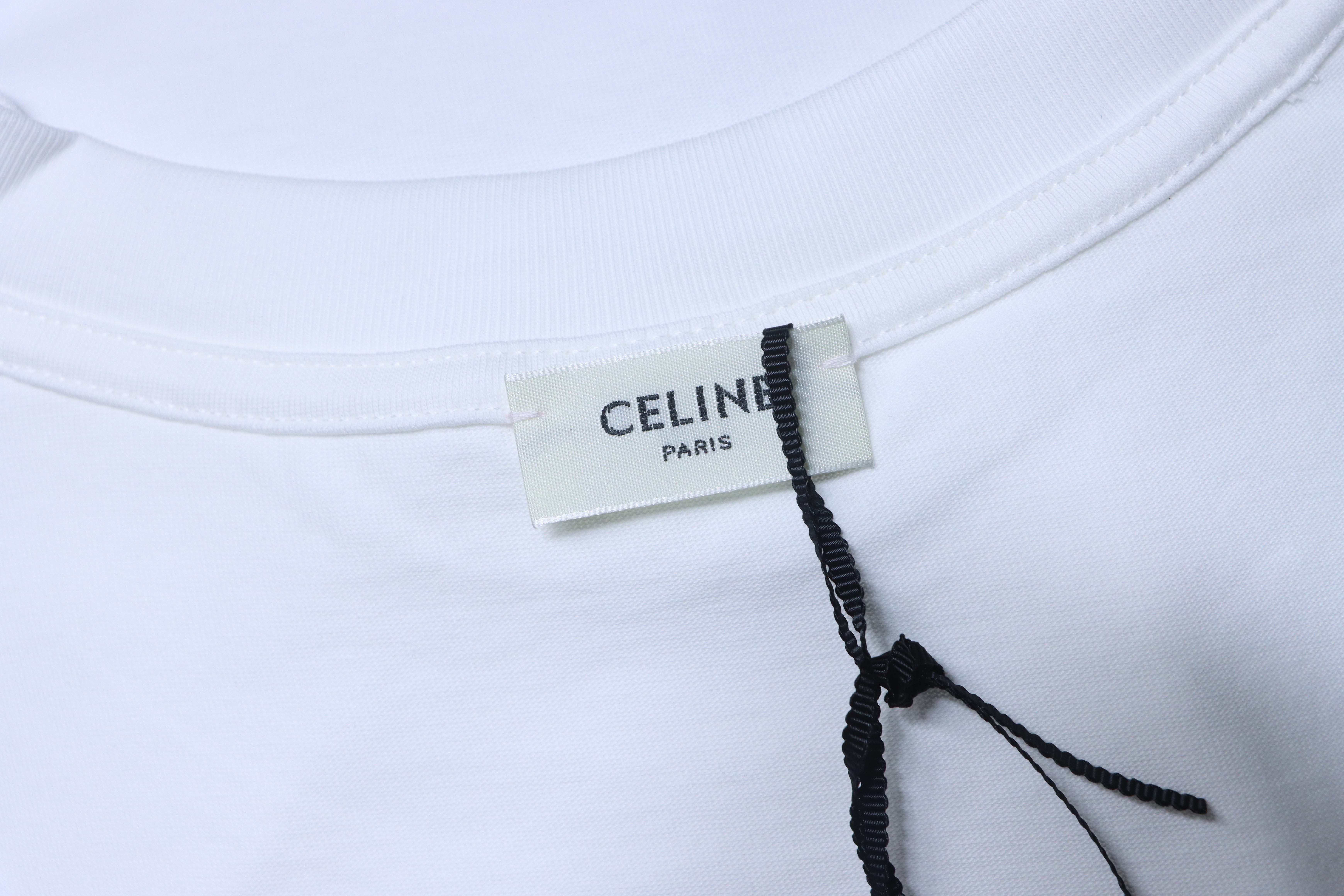 Celine 26SS Logo Print Short Sleeve T-Shirt Style 1