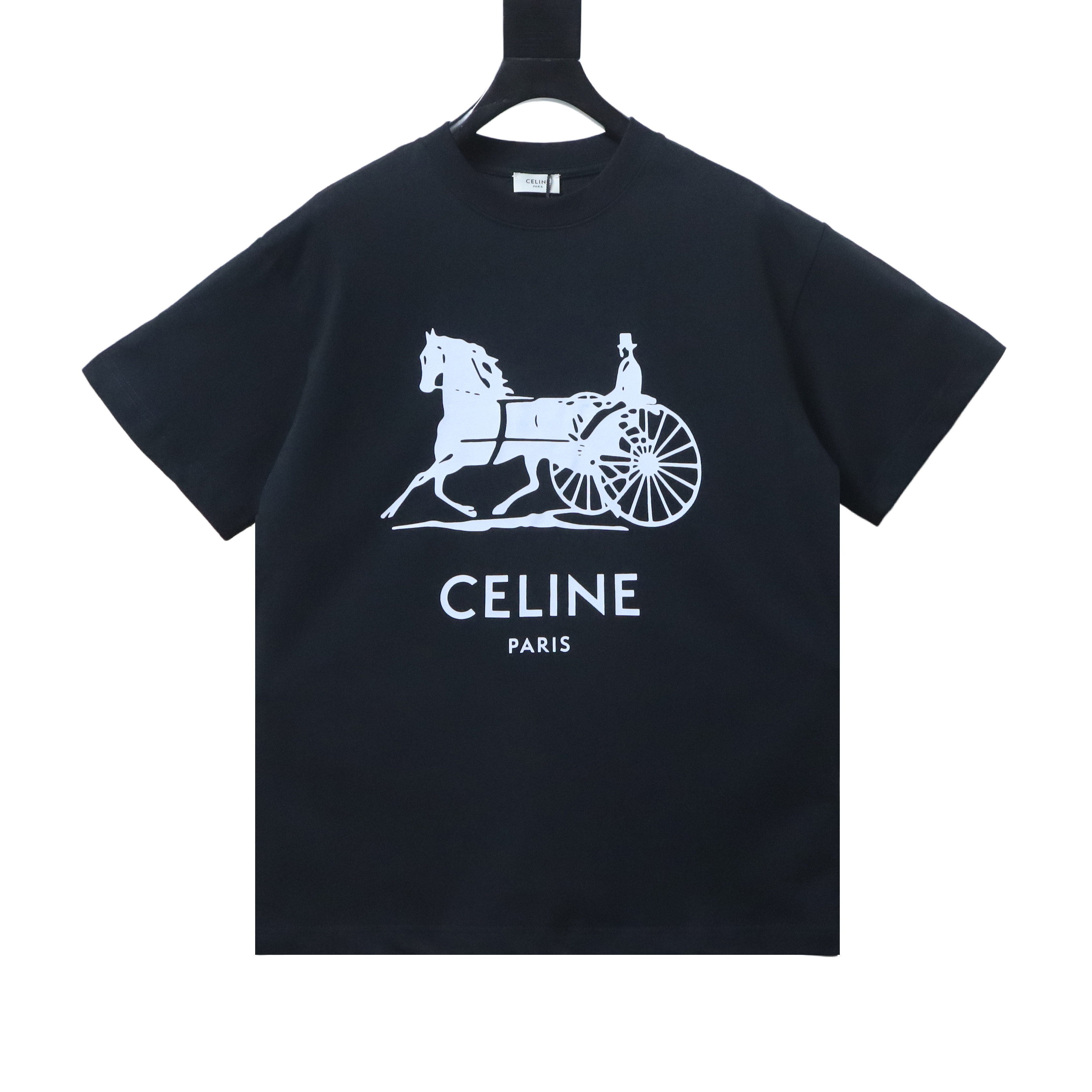 Celine 26SS Logo Print Short Sleeve T-Shirt Style 2