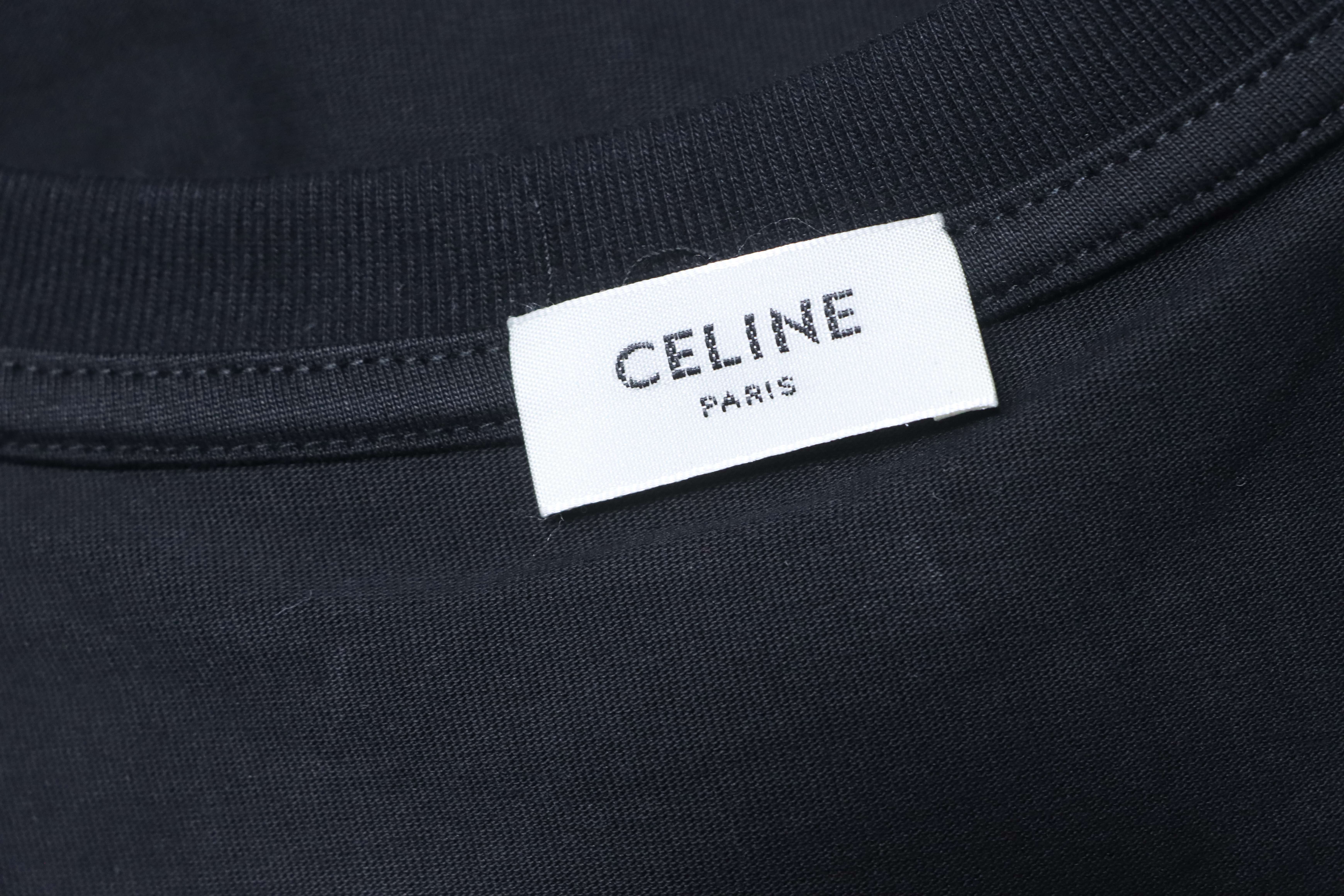Celine 26SS Small Logo Short Sleeve T-Shirt Style 1