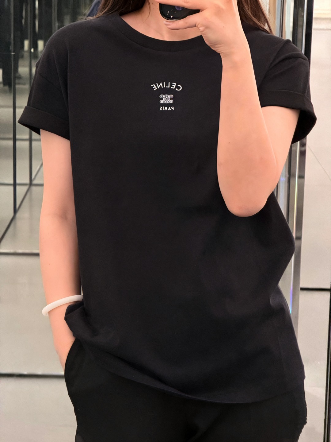 Celine 26SS Small Logo Short Sleeve T-Shirt Style 1