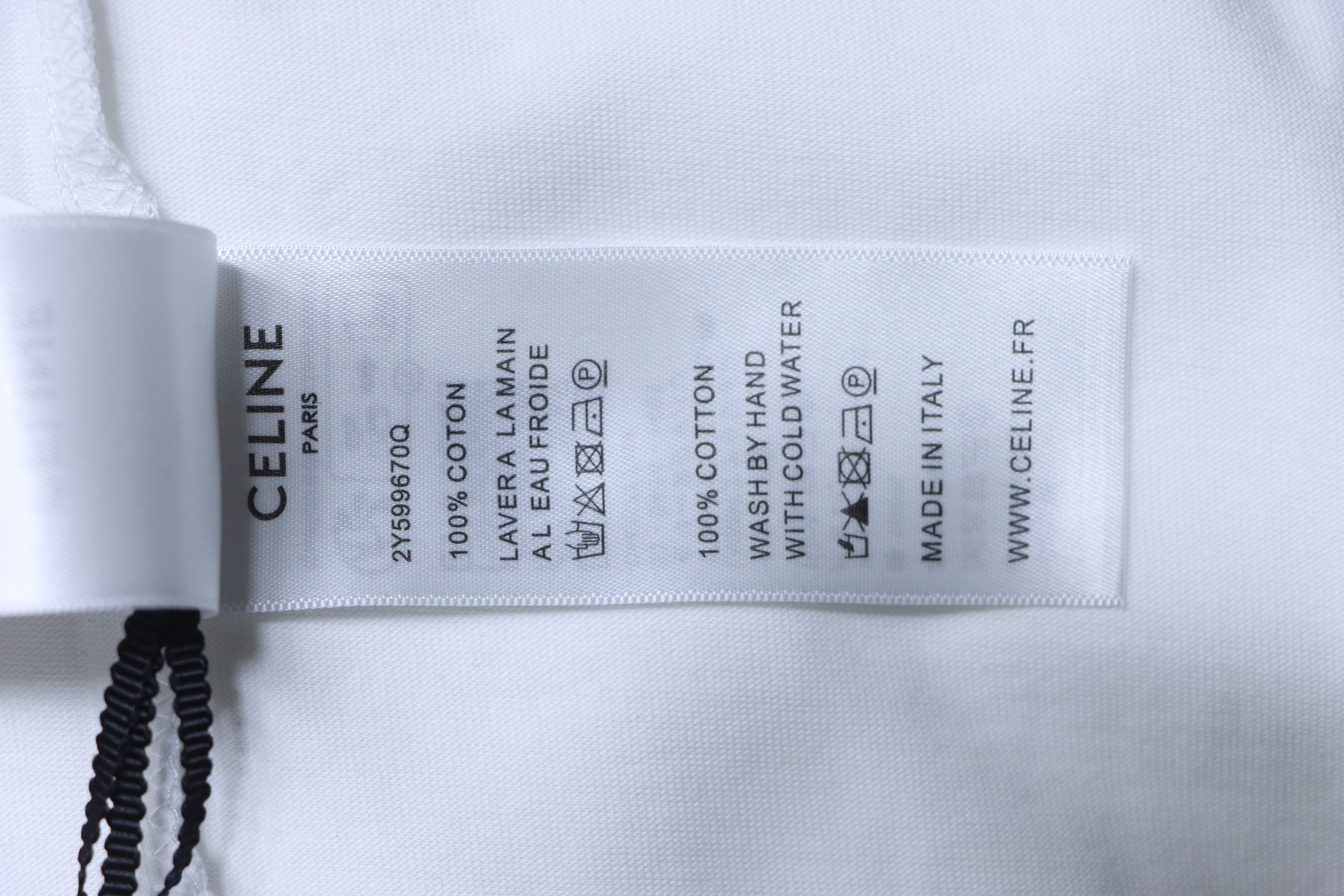 Celine 26SS Small Logo Short Sleeve T-Shirt Style 2
