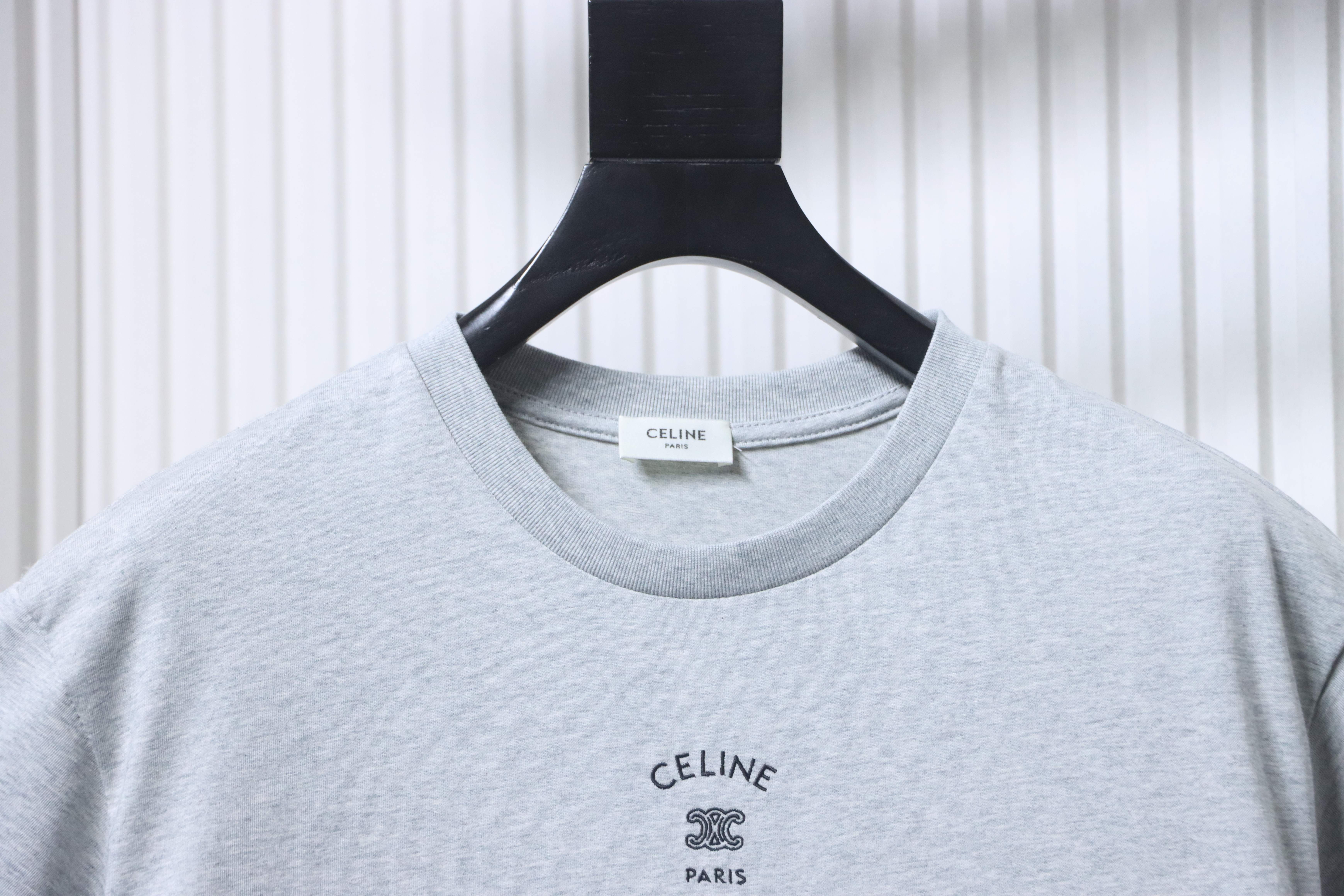 Celine 26SS Small Logo Short Sleeve T-Shirt Style 3