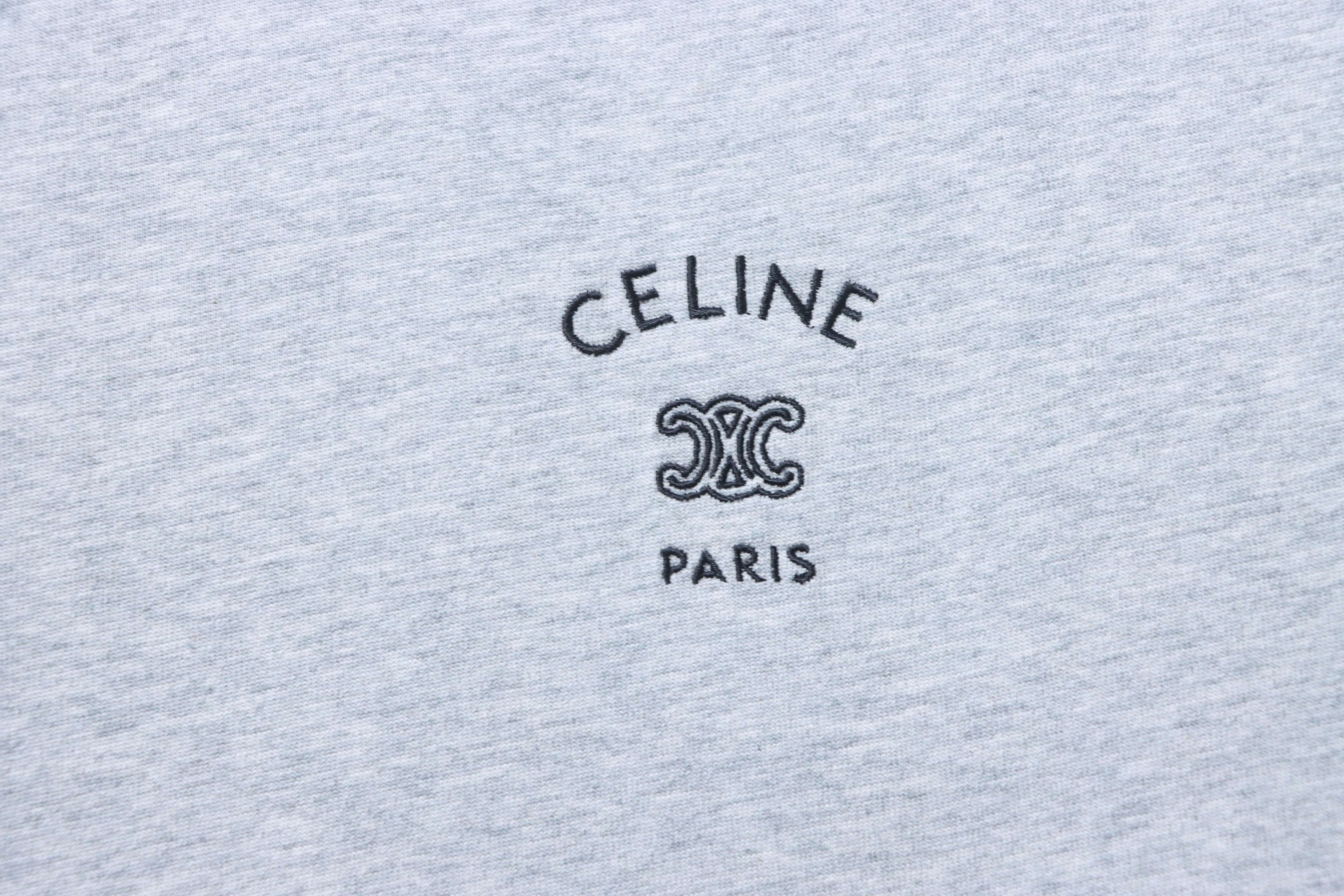 Celine 26SS Small Logo Short Sleeve T-Shirt Style 3