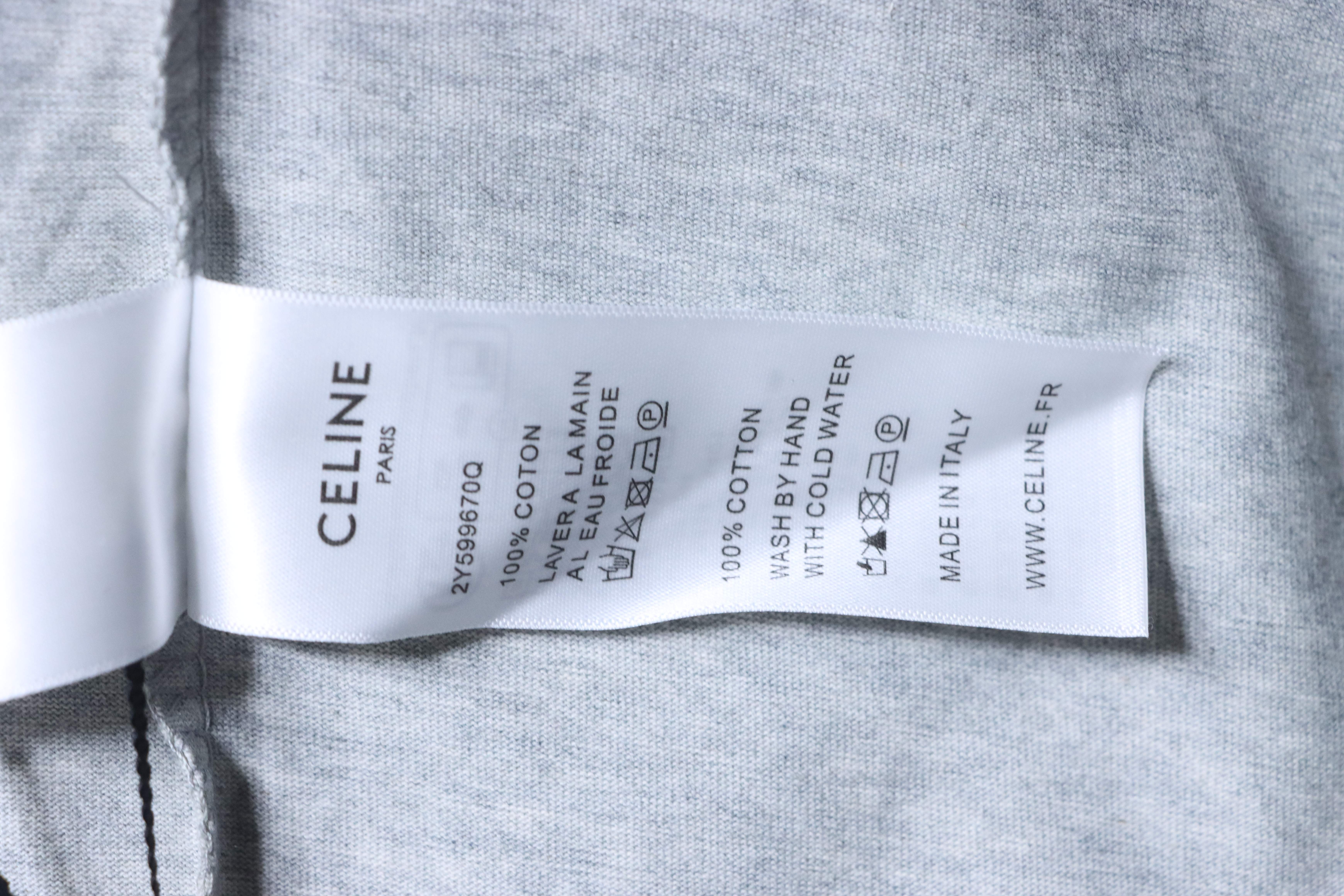 Celine 26SS Small Logo Short Sleeve T-Shirt Style 3