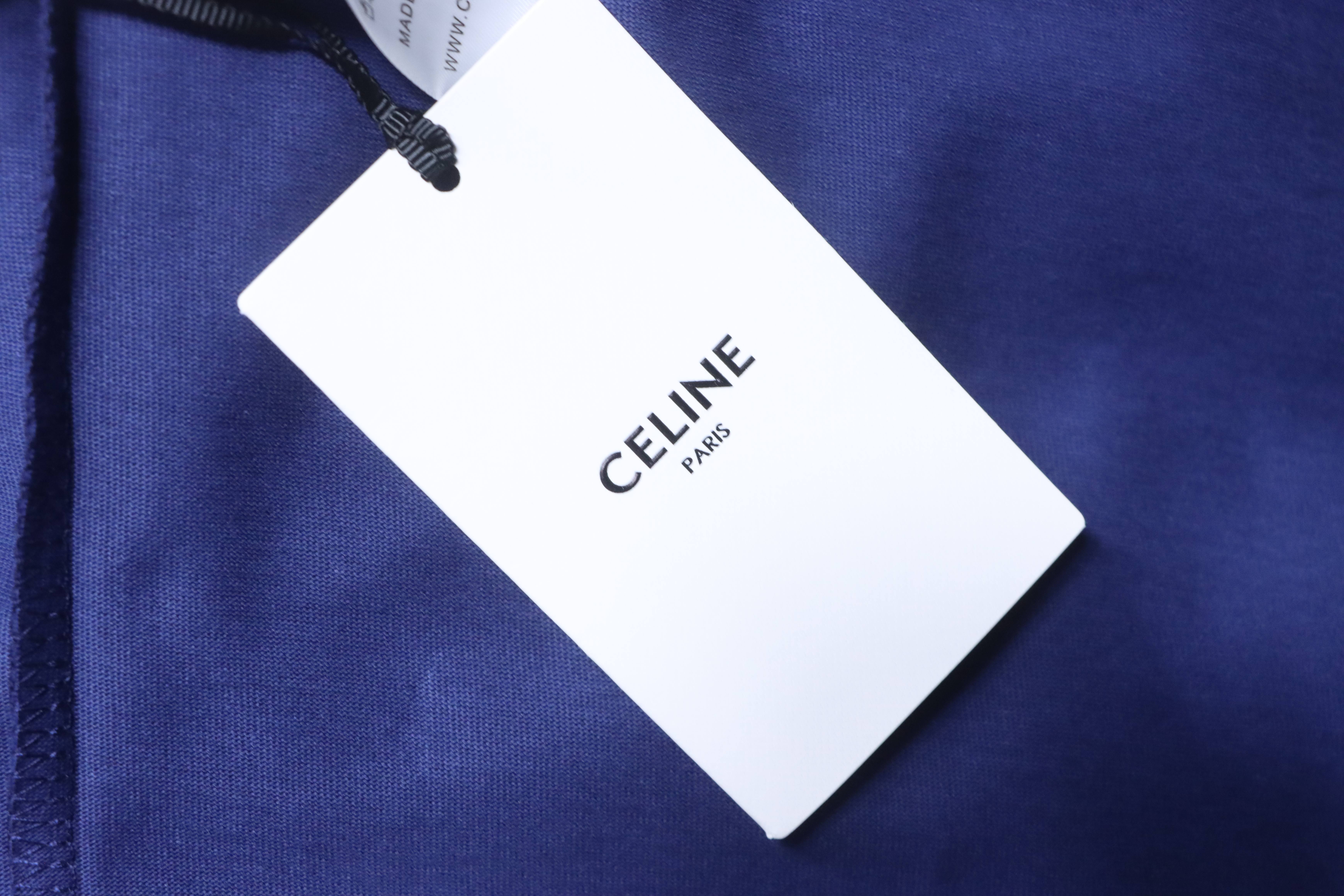 Celine 26SS Small Logo Short Sleeve T-Shirt Style 4