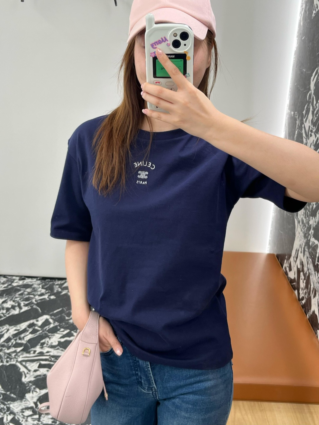Celine 26SS Small Logo Short Sleeve T-Shirt Style 4