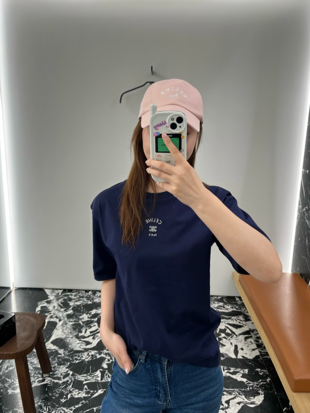 Celine 26SS Small Logo Short Sleeve T-Shirt Style 4