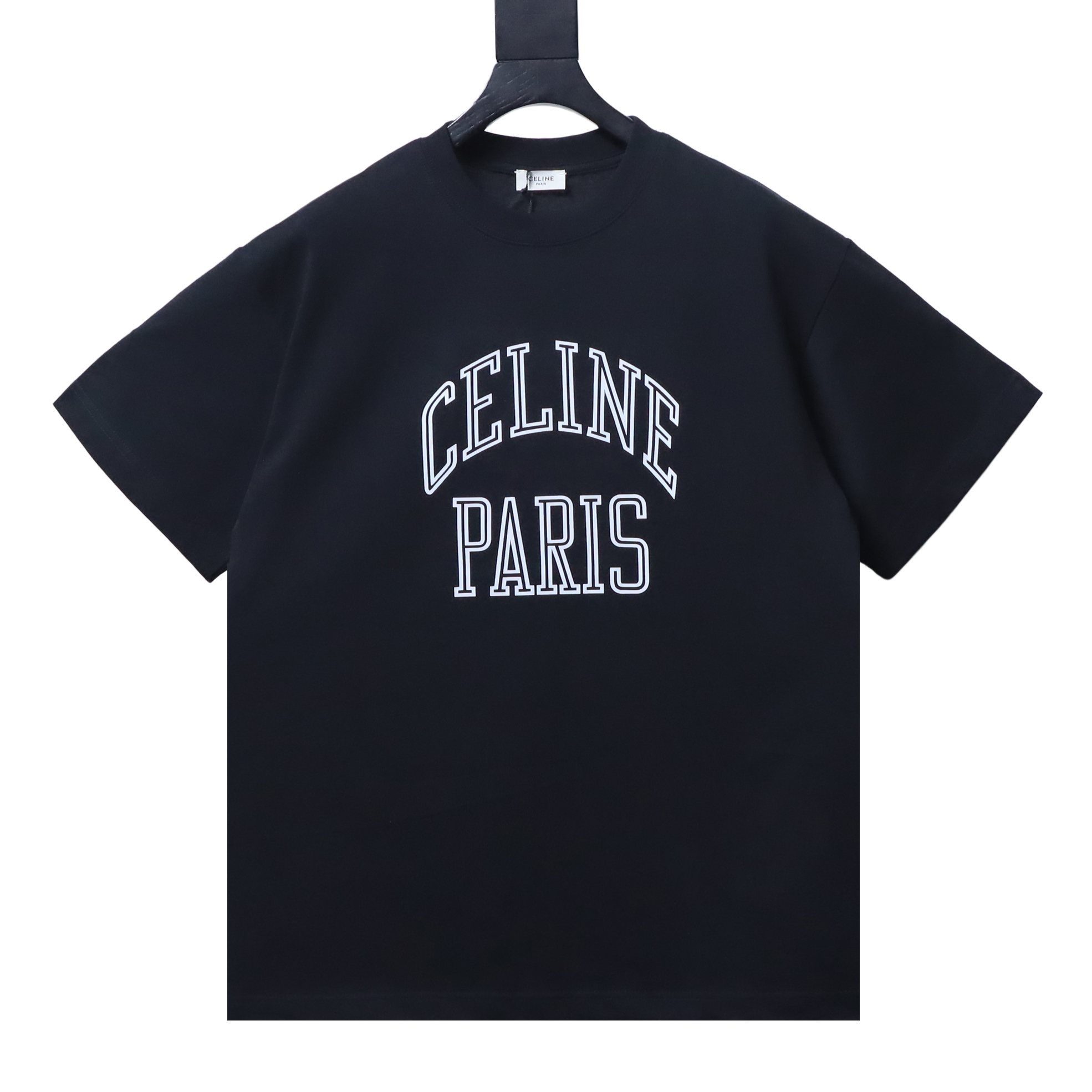 Celine Arc Letter Print Short Sleeve T-Shirt Style 1