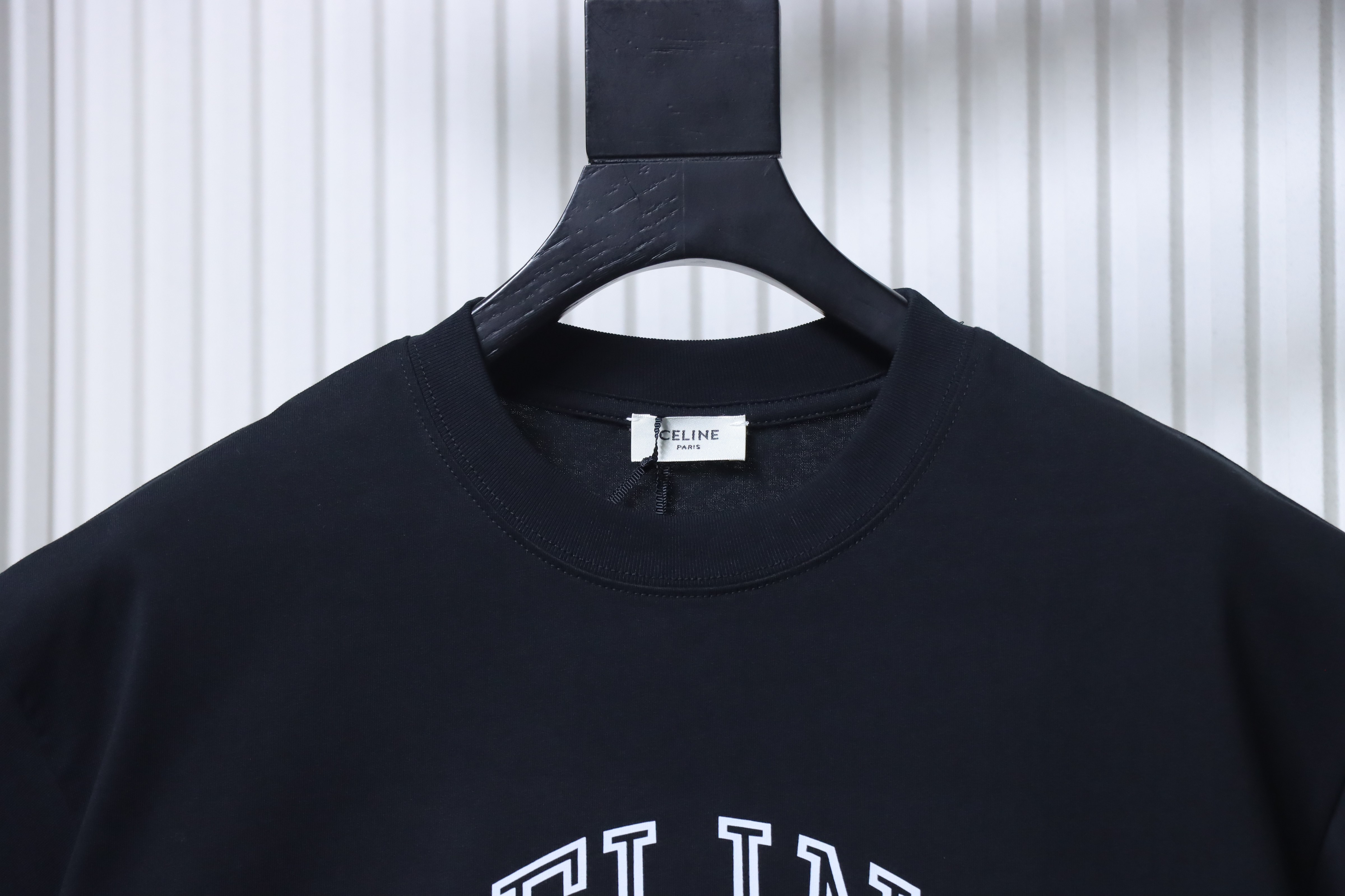 Celine Arc Letter Print Short Sleeve T-Shirt Style 1