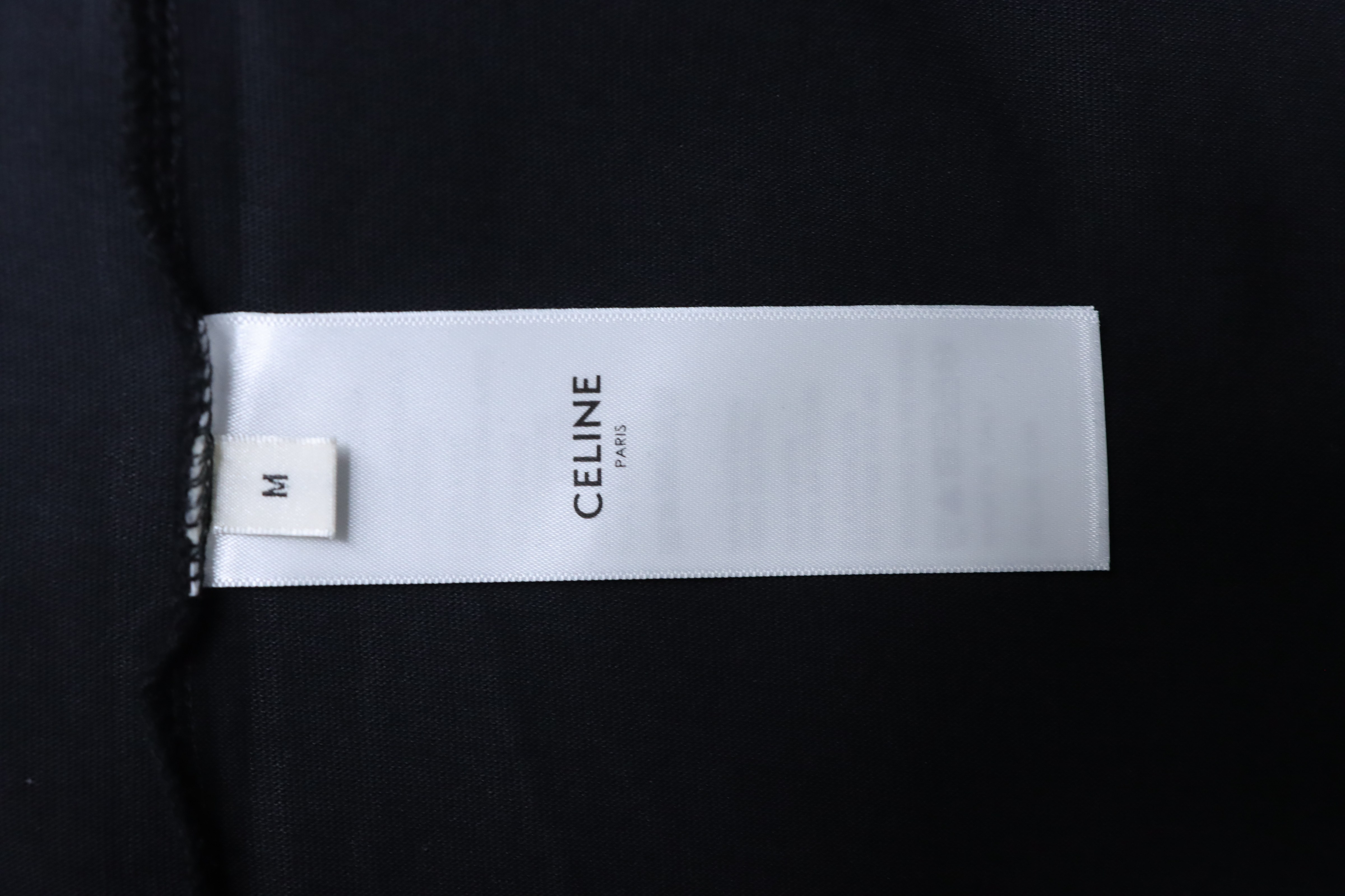 Celine Arc Letter Print Short Sleeve T-Shirt Style 1