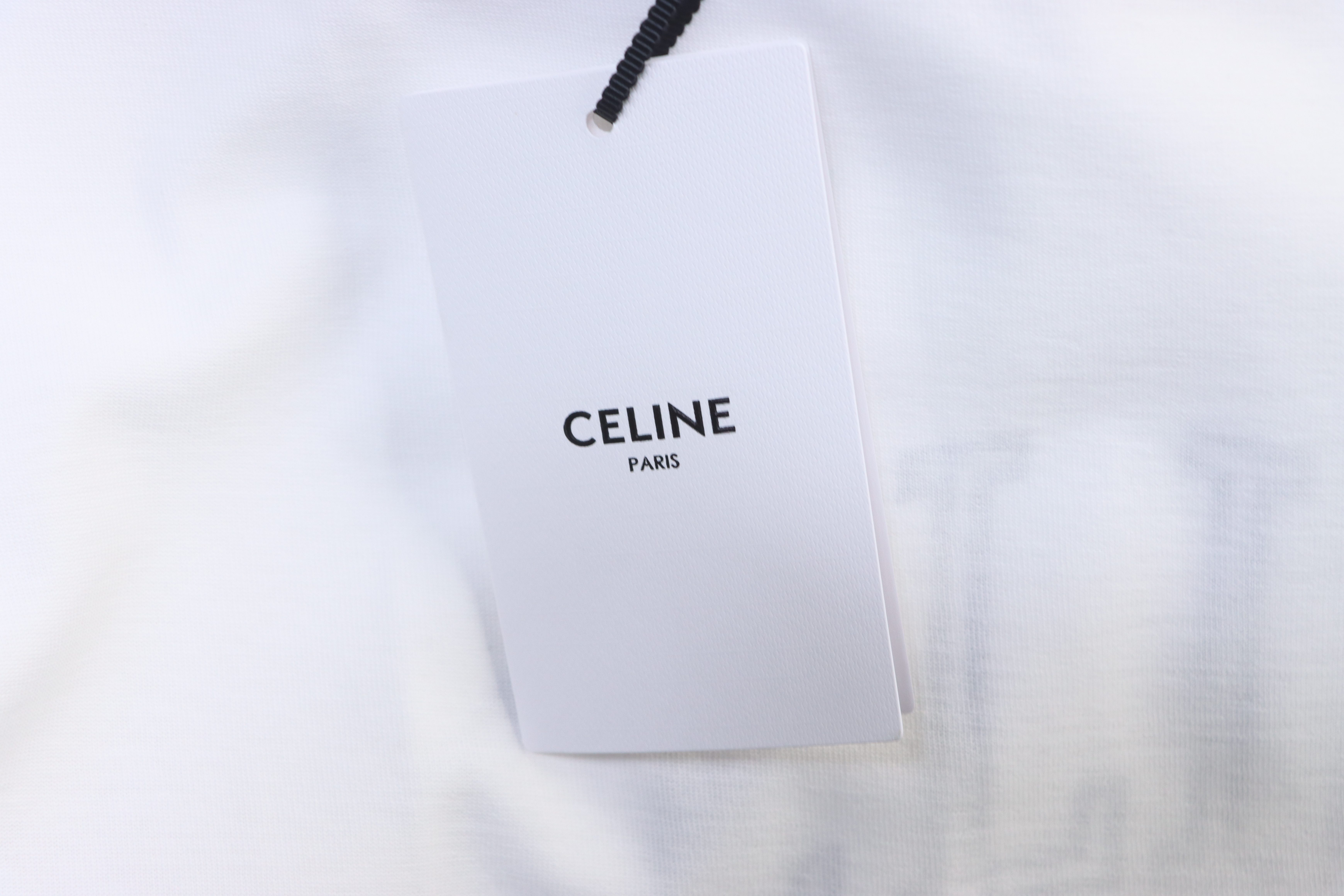 Celine Arc Letter Print Short Sleeve T-Shirt Style 2