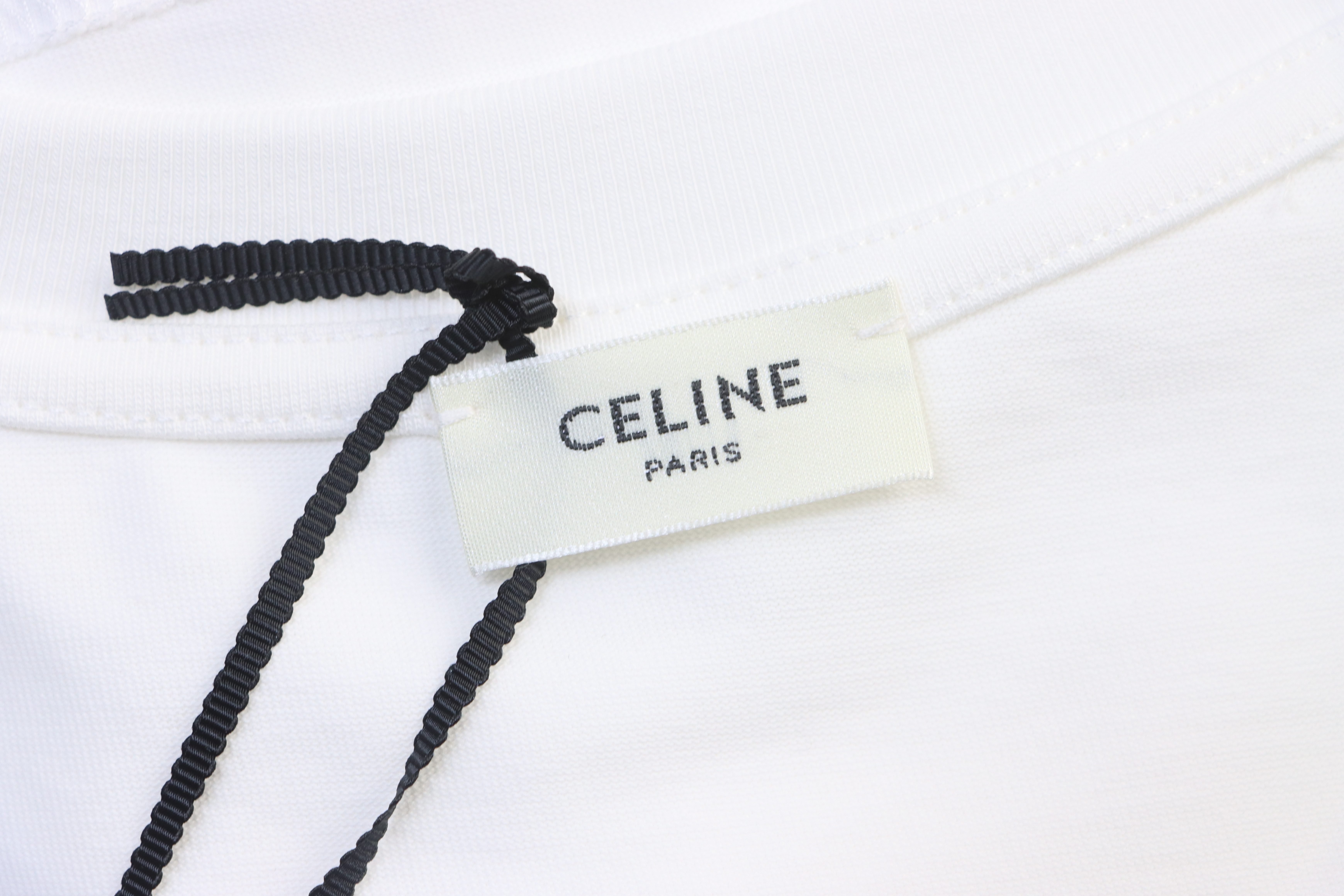 Celine Arc Letter Print Short Sleeve T-Shirt Style 2