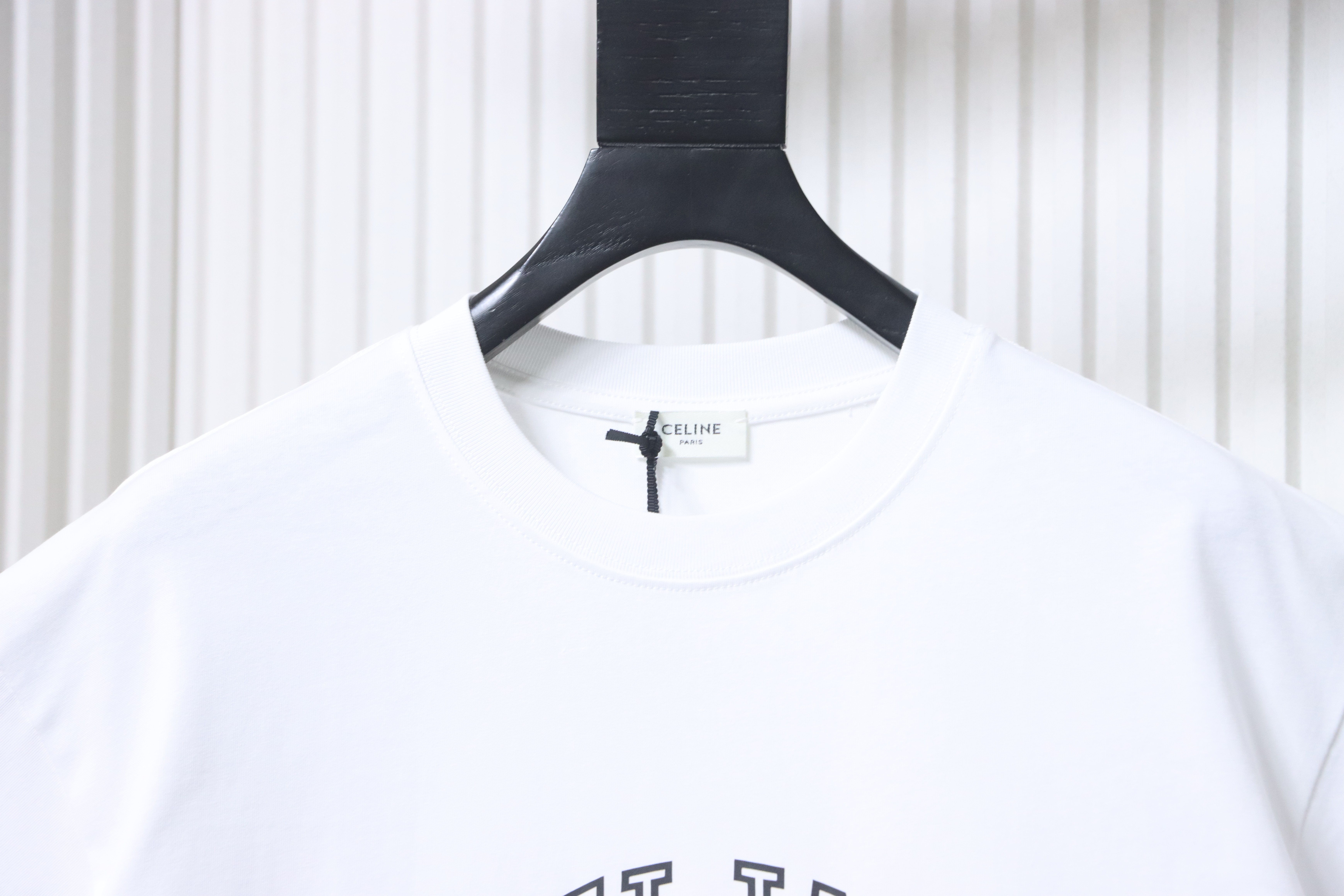 Celine Arc Letter Print Short Sleeve T-Shirt Style 2