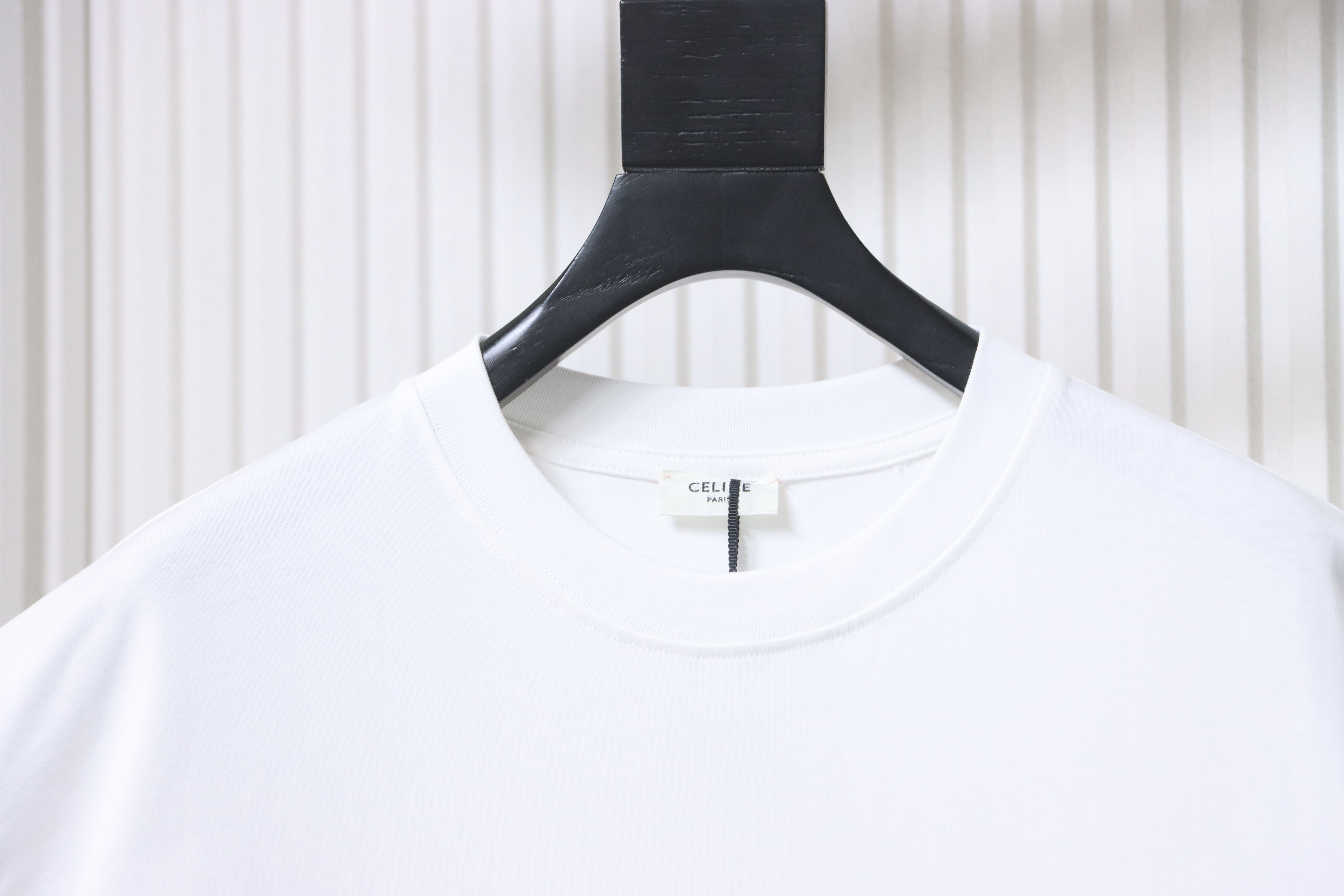 Celine Classic Letter Print Short Sleeve T-Shirt Style 1