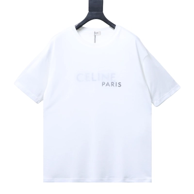 Celine Mesh Double-Layer Short Sleeve T-Shirt 02