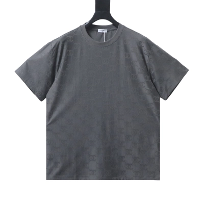 Chanel Allover Monogram Jacquard Short Sleeve T-Shirt Style 1 02