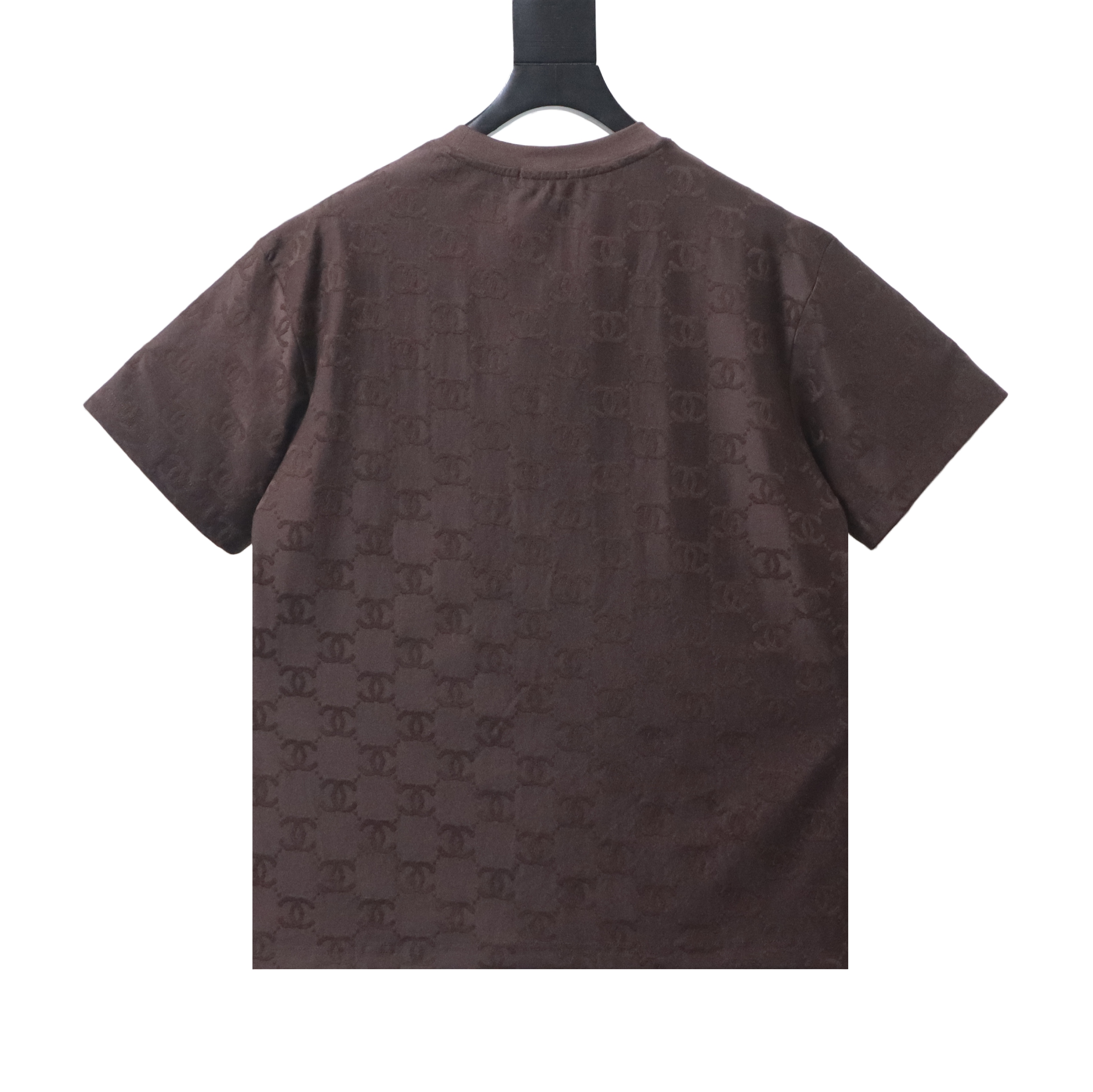 Chanel Allover Monogram Jacquard Short Sleeve T-Shirt Style 2