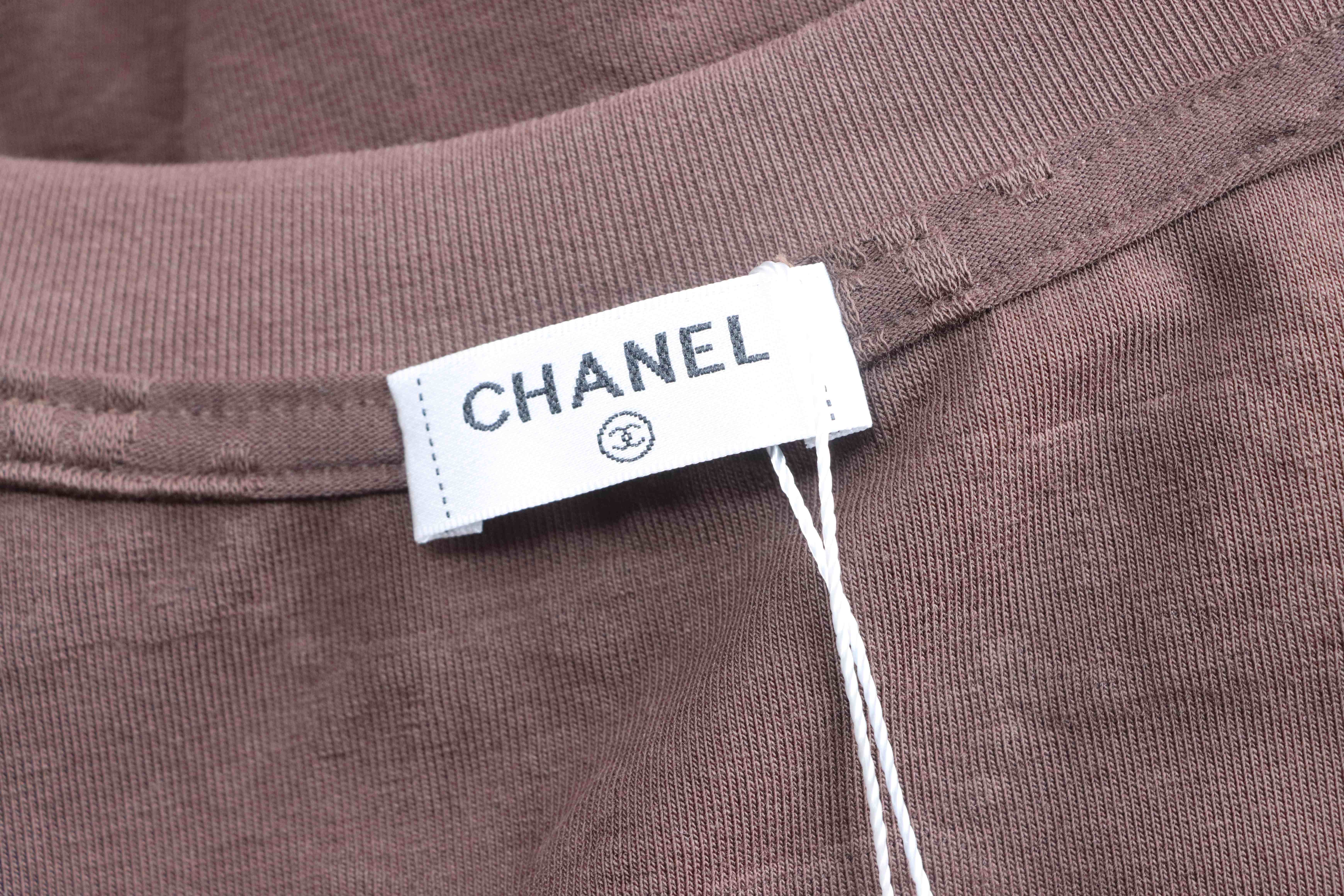 Chanel Allover Monogram Jacquard Short Sleeve T-Shirt Style 2