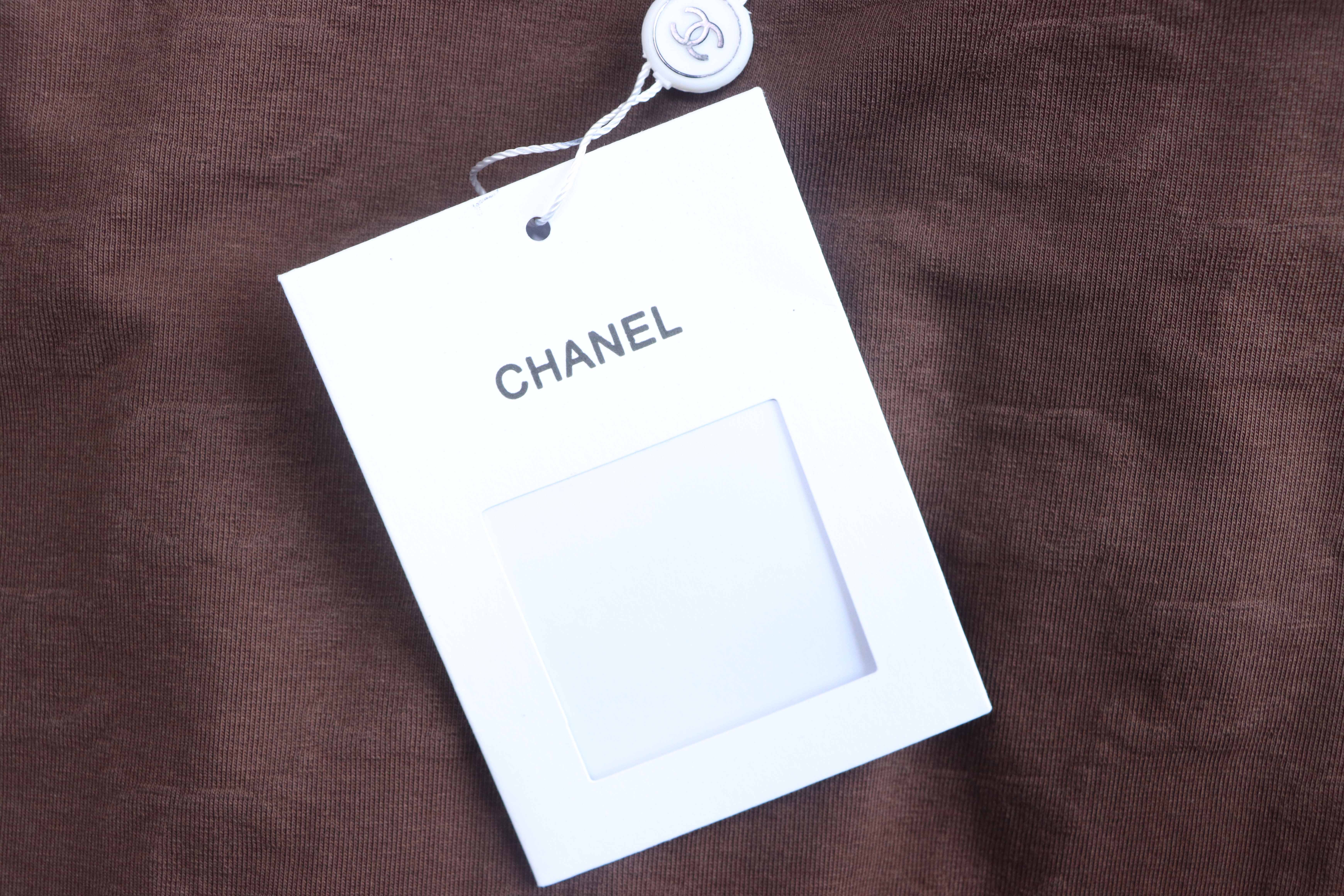 Chanel Allover Monogram Jacquard Short Sleeve T-Shirt Style 2