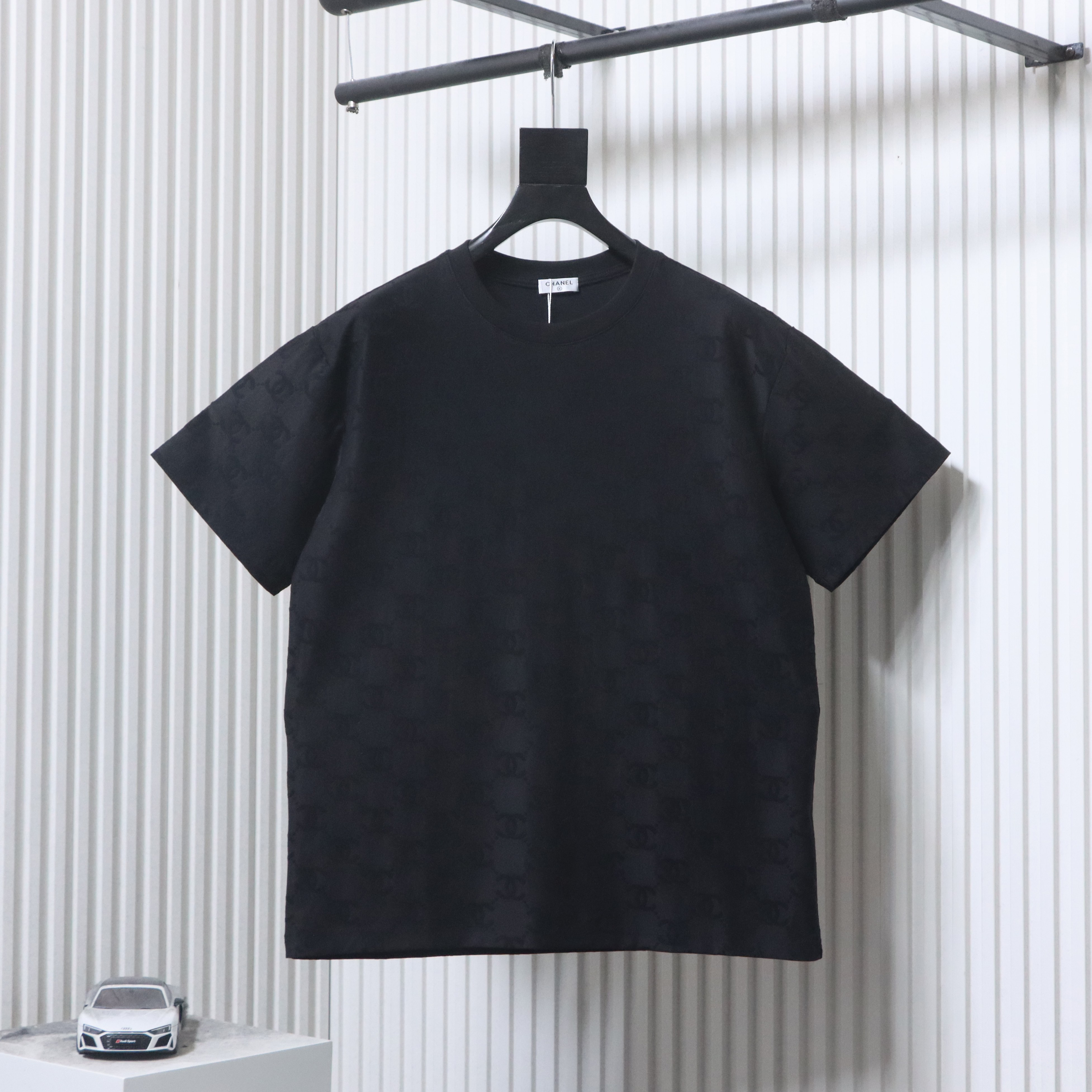 Chanel Allover Monogram Jacquard Short Sleeve T-Shirt Style 3