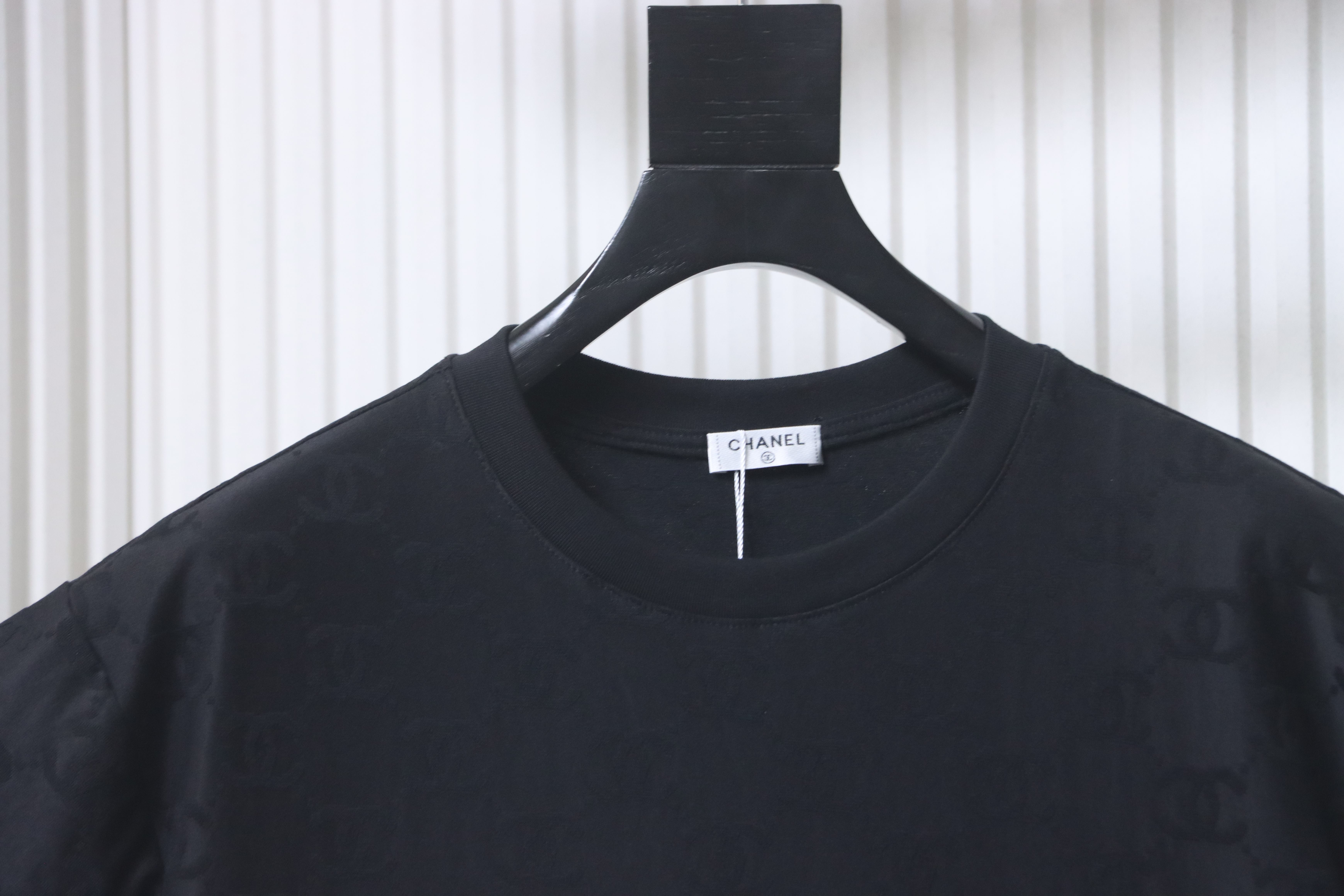 Chanel Allover Monogram Jacquard Short Sleeve T-Shirt Style 3