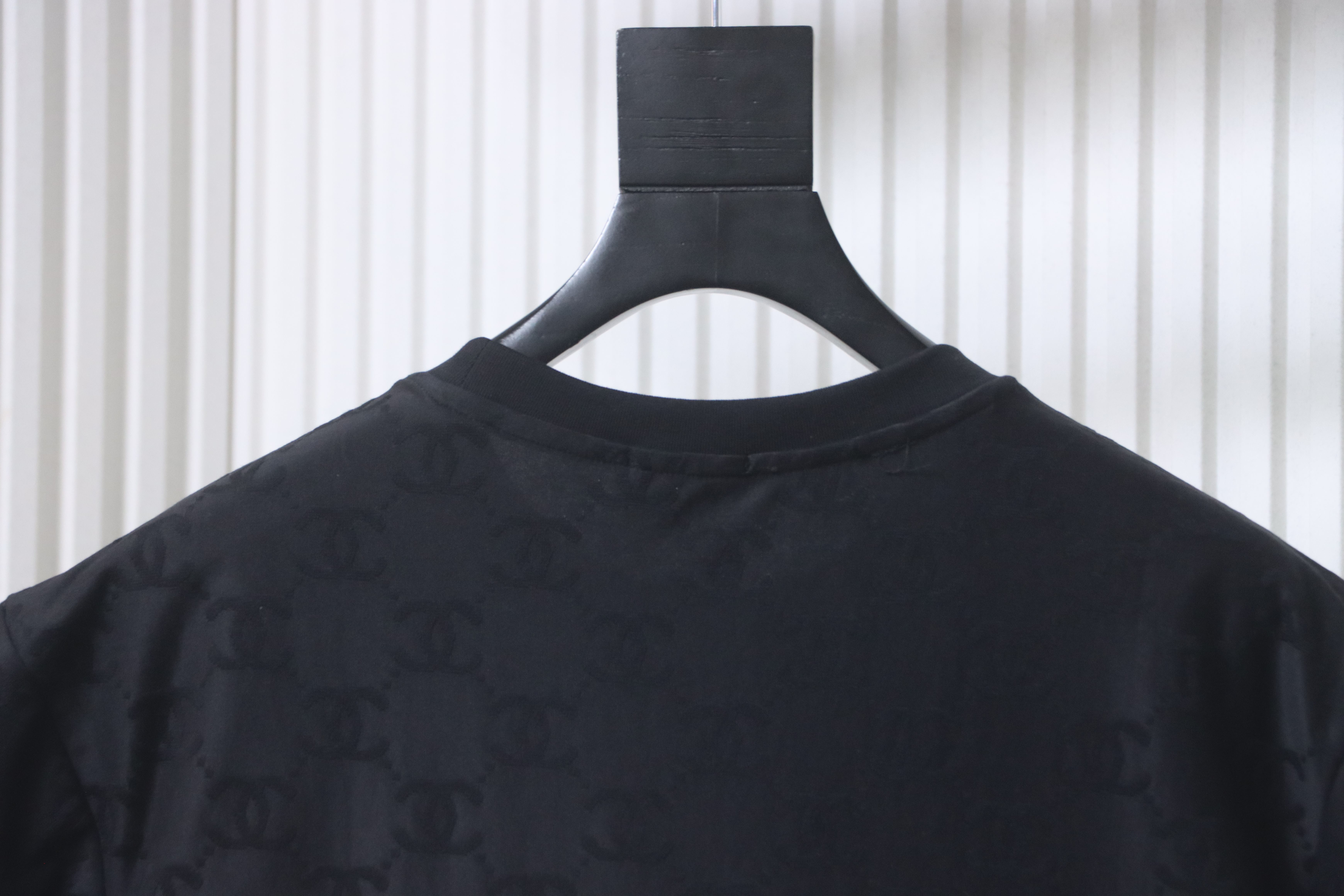Chanel Allover Monogram Jacquard Short Sleeve T-Shirt Style 3