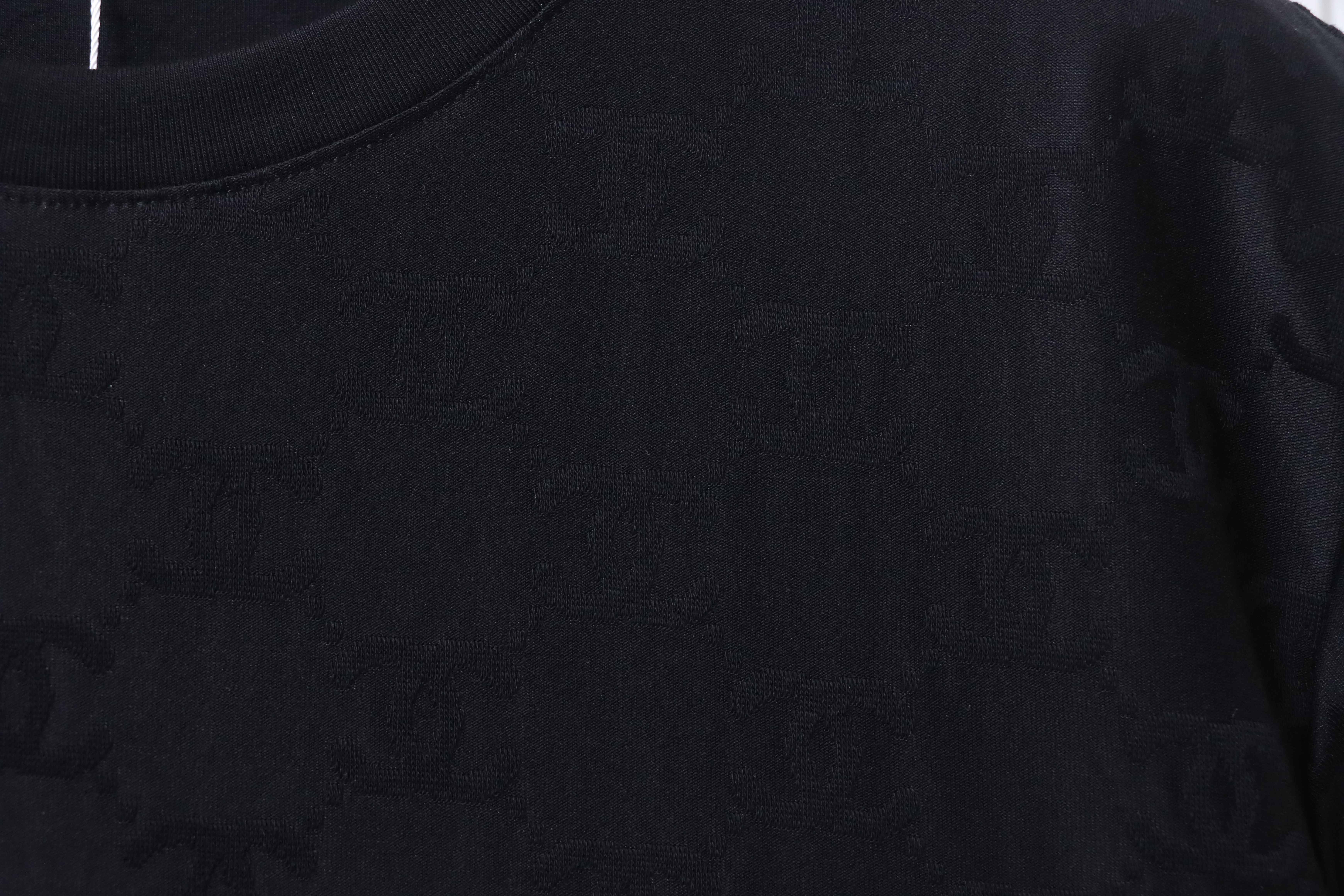 Chanel Allover Monogram Jacquard Short Sleeve T-Shirt Style 3