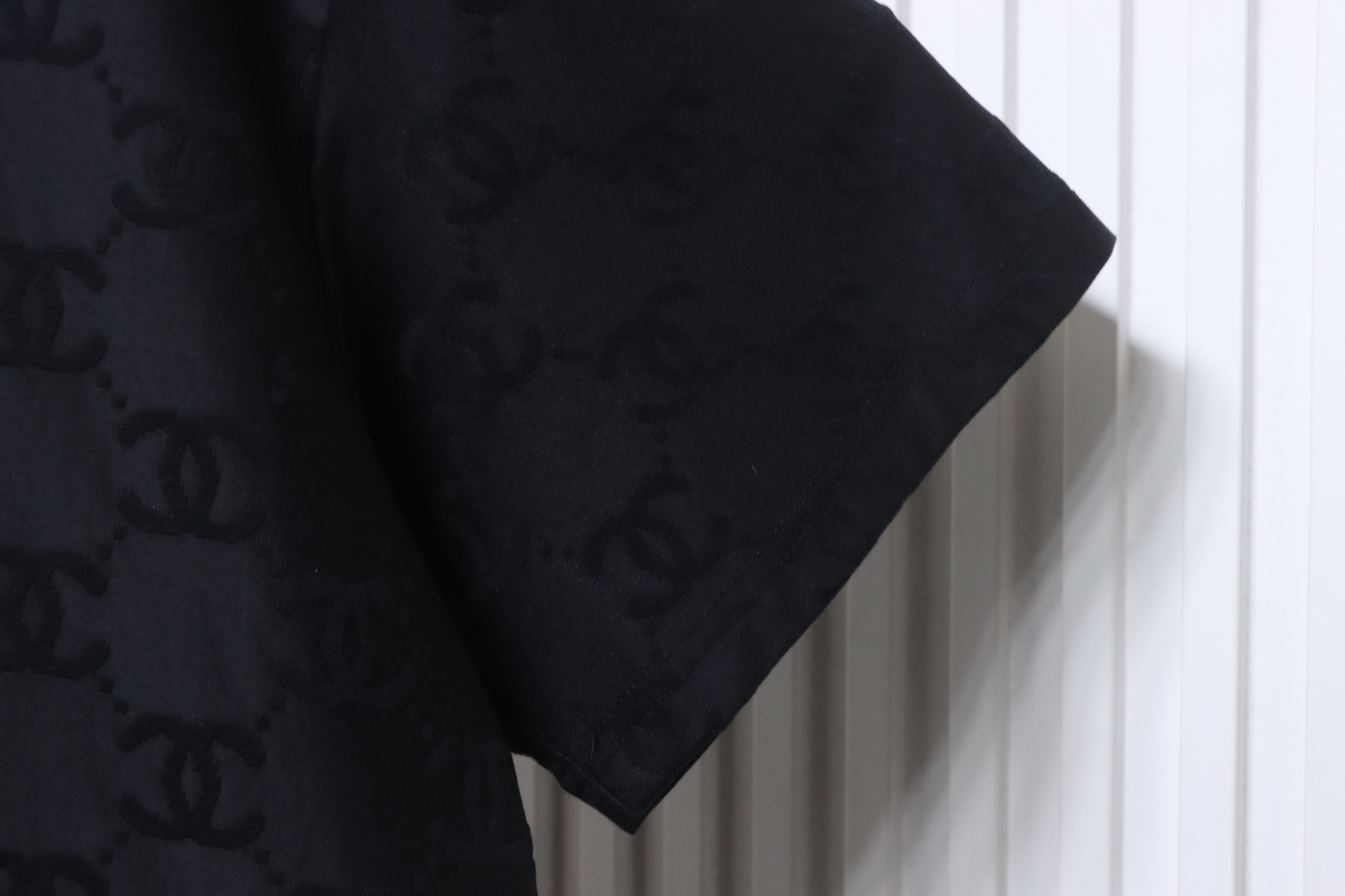 Chanel Allover Monogram Jacquard Short Sleeve T-Shirt Style 3
