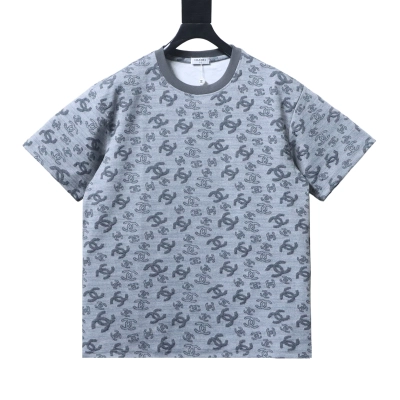 Chanel Allover Monogram Jacquard Short Sleeve T-Shirt Style 4 02