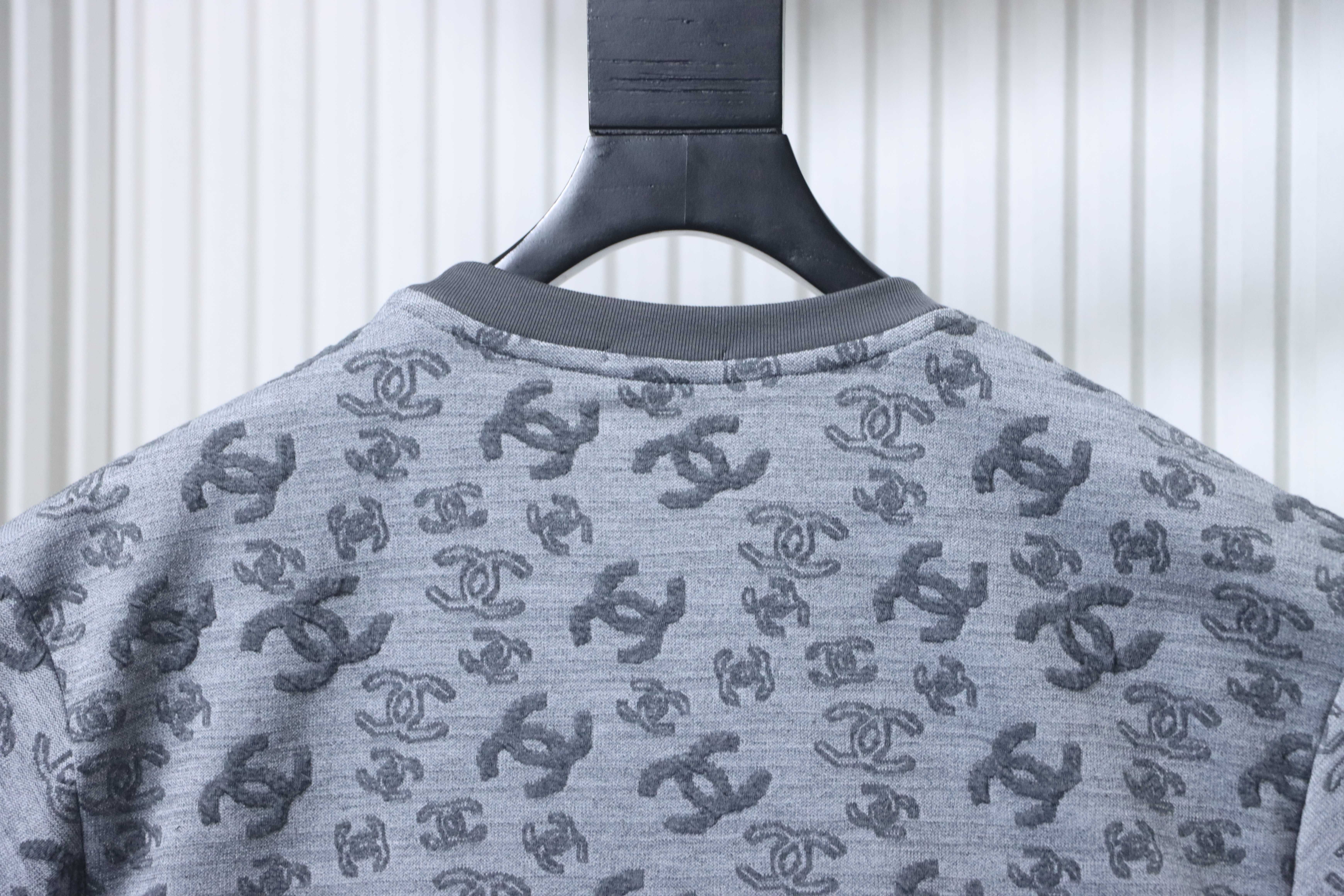 Chanel Allover Monogram Jacquard Short Sleeve T-Shirt Style 4
