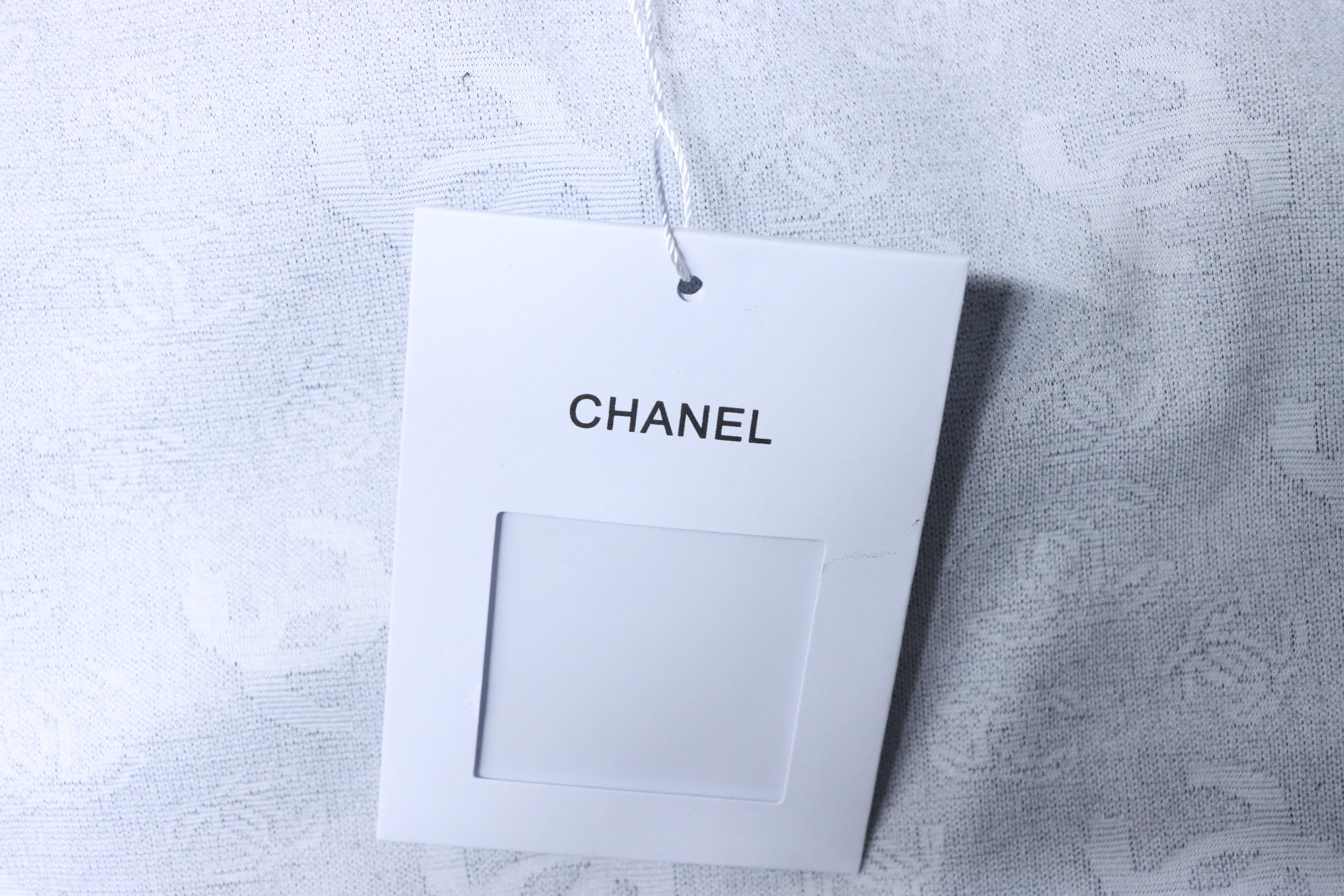Chanel Allover Monogram Jacquard Short Sleeve T-Shirt Style 6