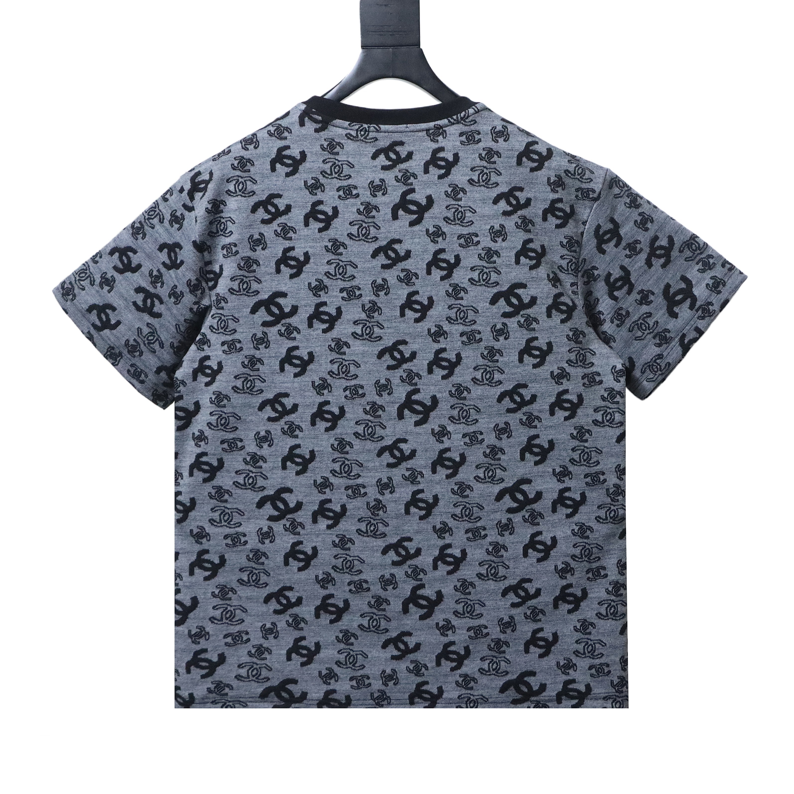 Chanel Allover Monogram Jacquard Short Sleeve T-Shirt Style 6
