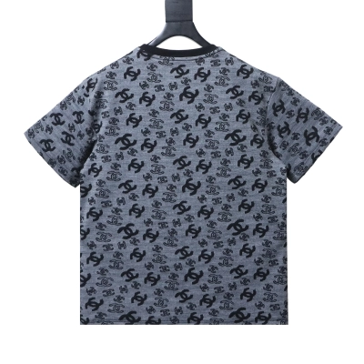 Chanel Allover Monogram Jacquard Short Sleeve T-Shirt Style 6 02