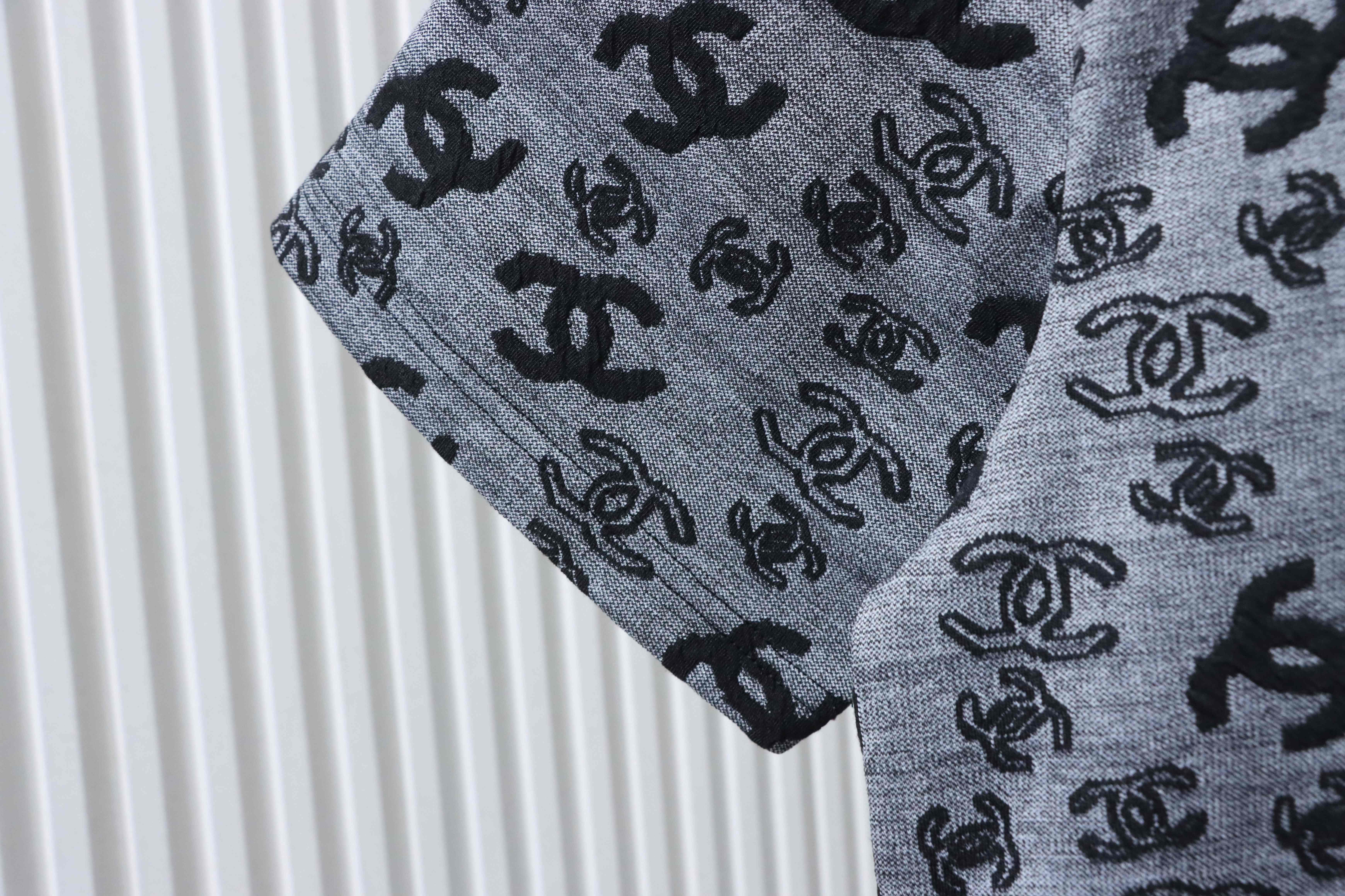 Chanel Allover Monogram Jacquard Short Sleeve T-Shirt Style 6