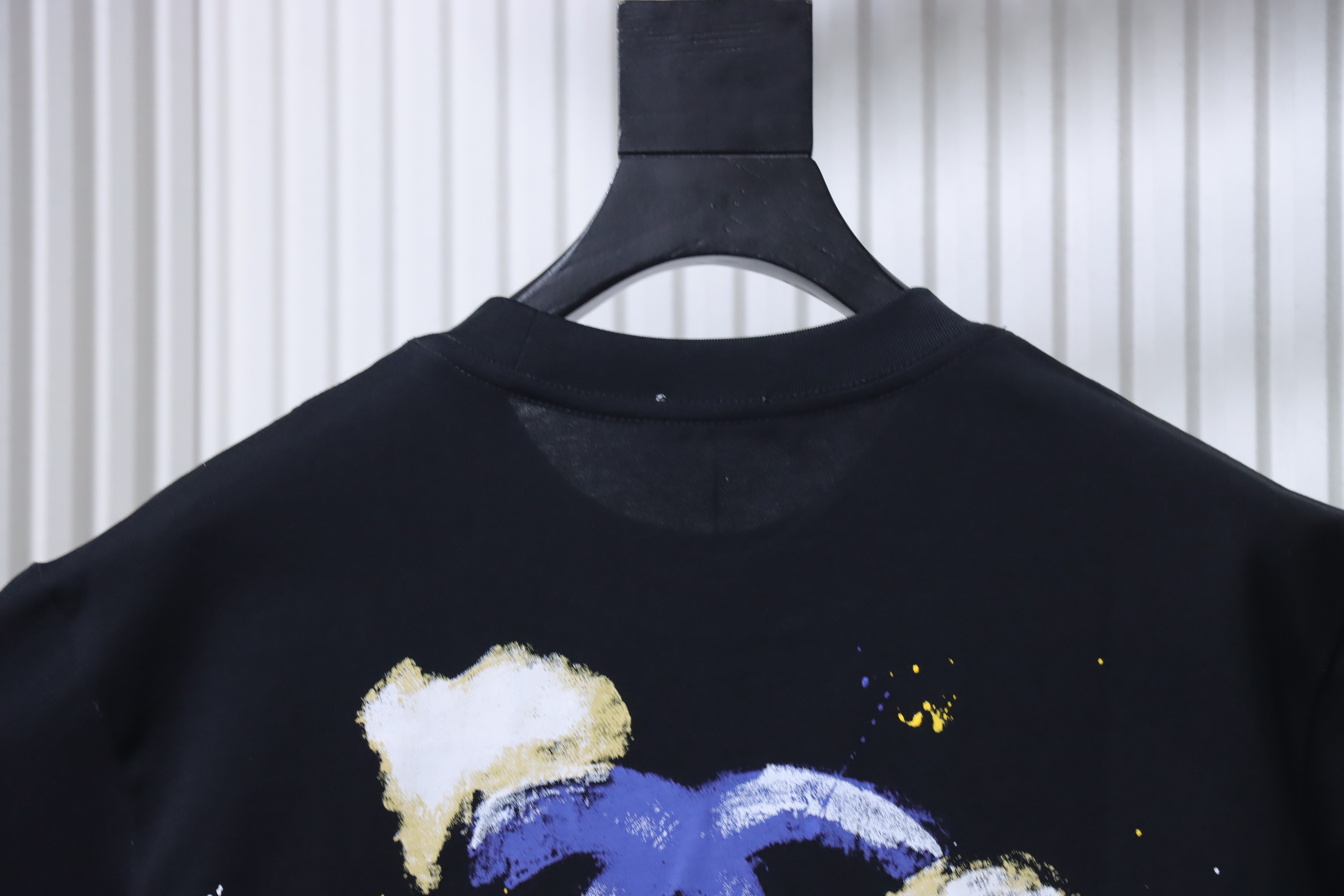 Chanel Hand-Drawn Double C Print Short Sleeve T-Shirt Style 1