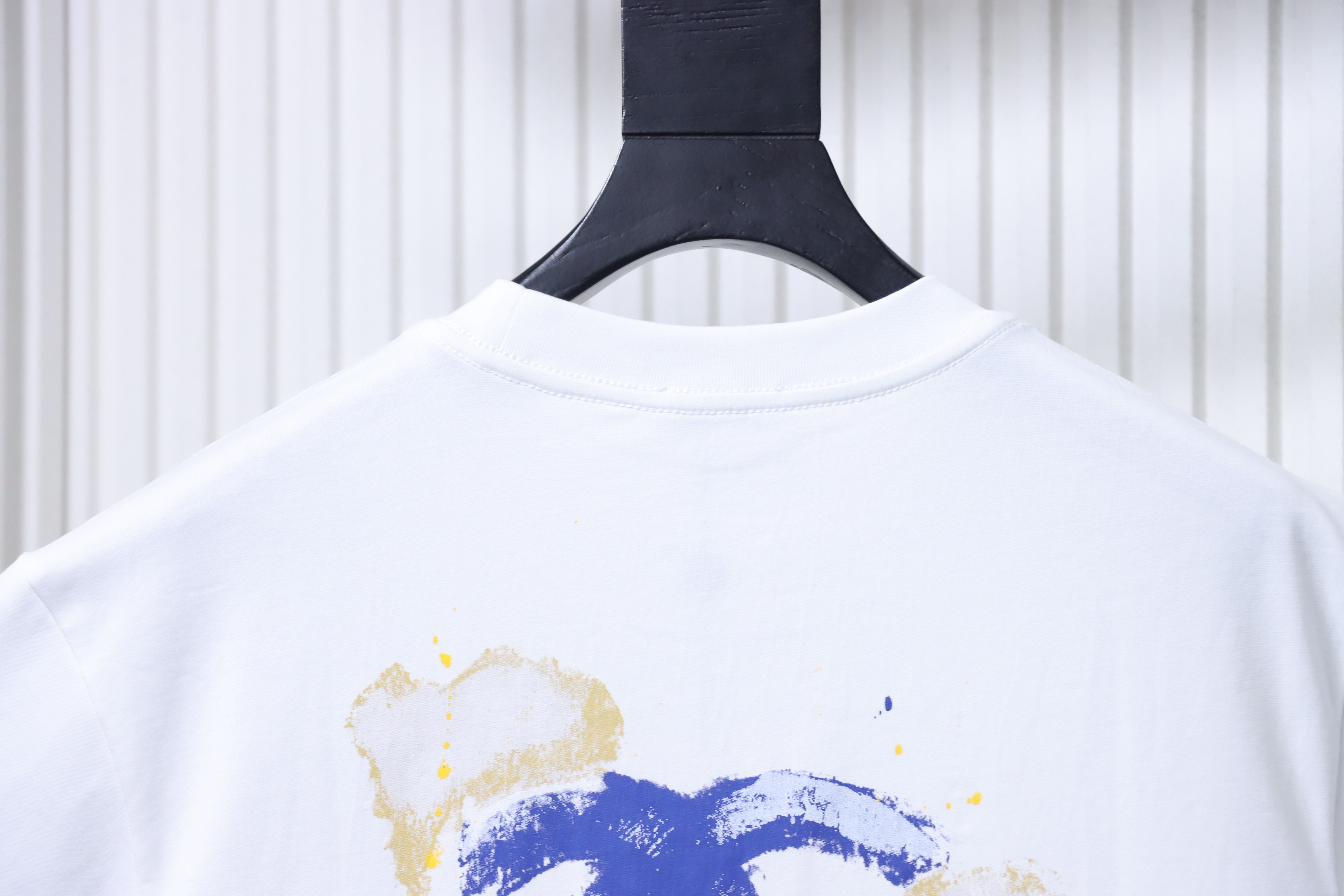 Chanel Hand-Drawn Double C Print Short Sleeve T-Shirt Style 2