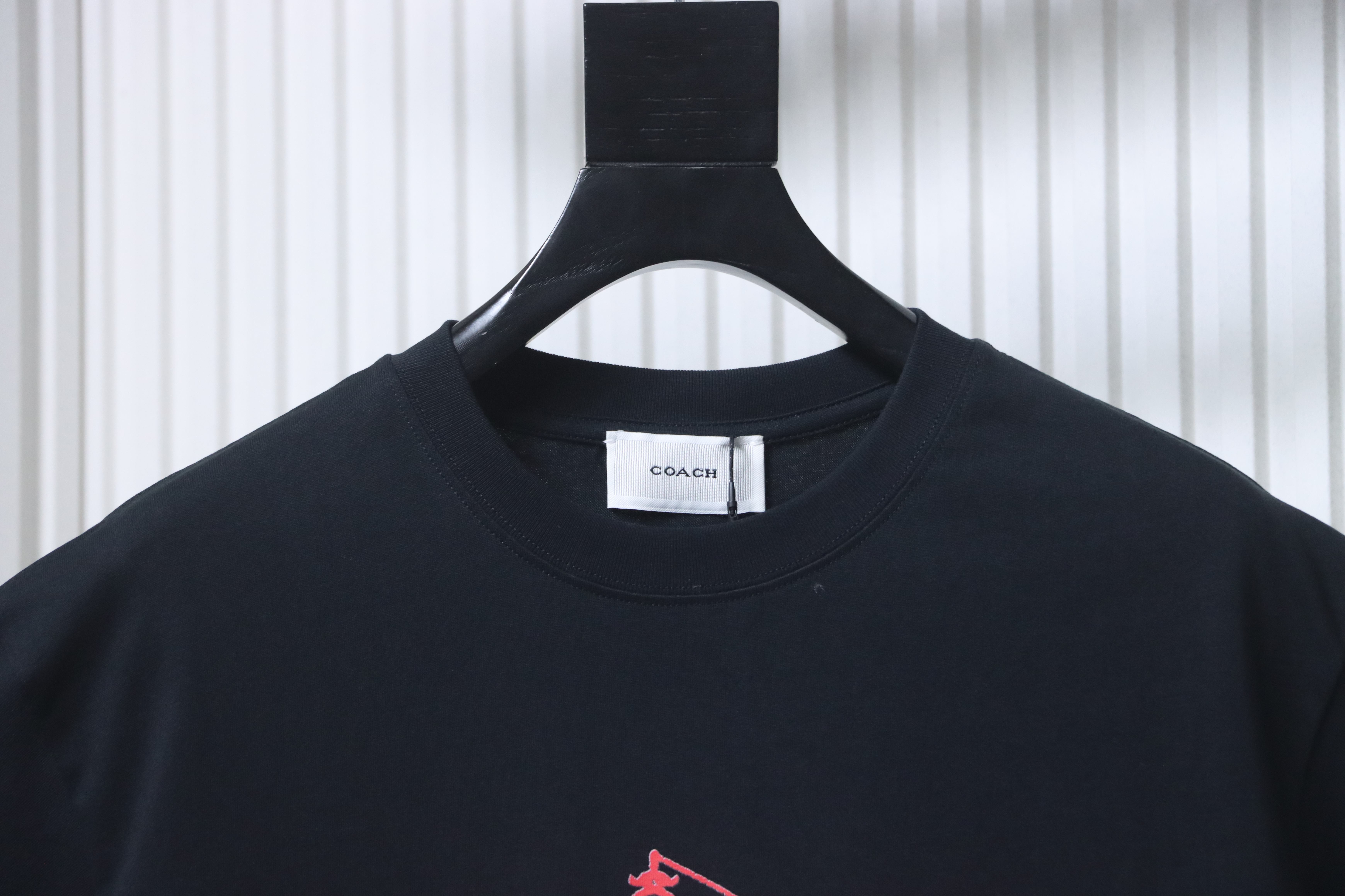 CLOT x COACH Horse and Carriage Logo Letter Short Sleeve T-Shirt Style 1