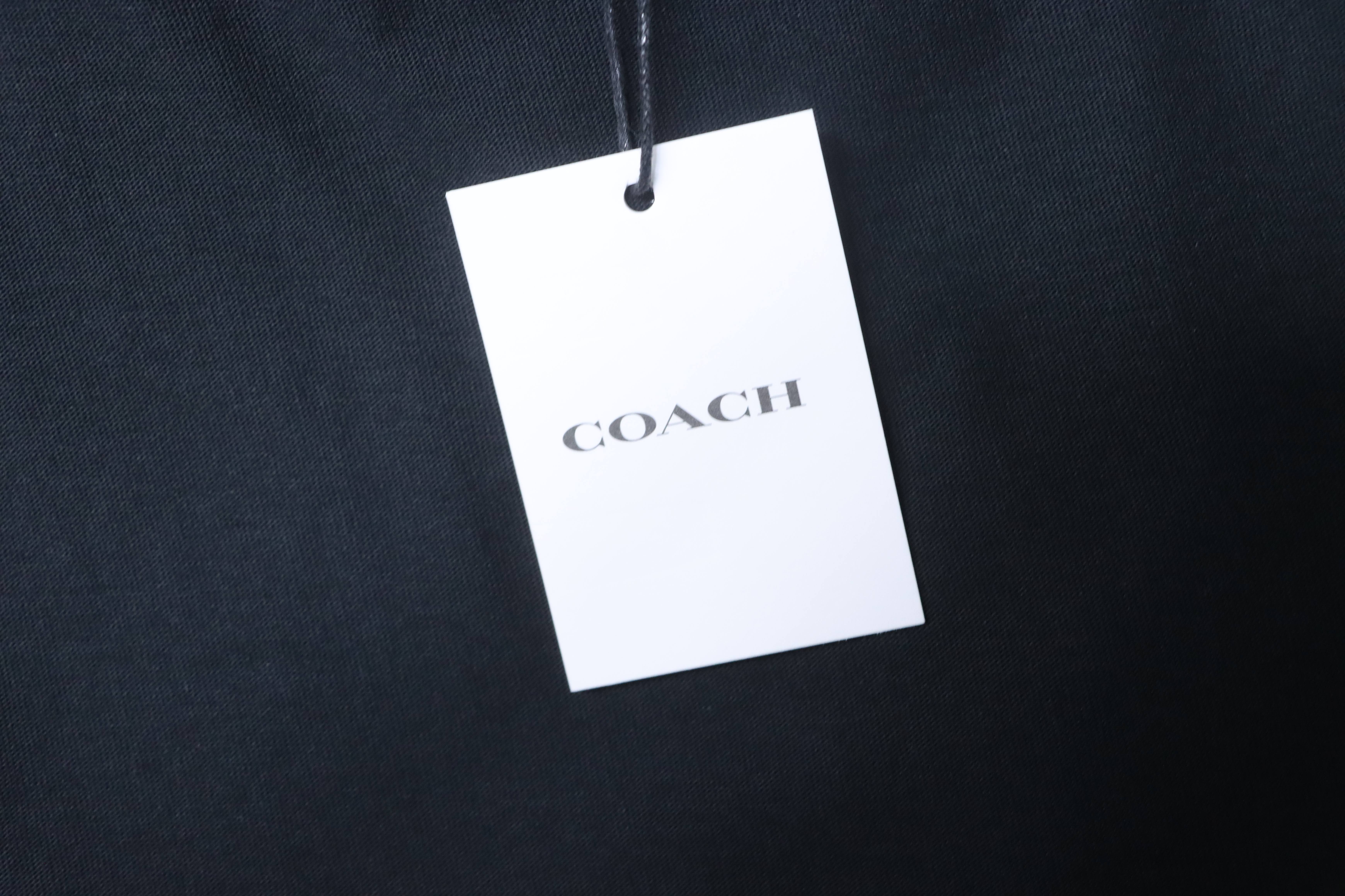 CLOT x COACH Horse and Carriage Logo Letter Short Sleeve T-Shirt Style 1