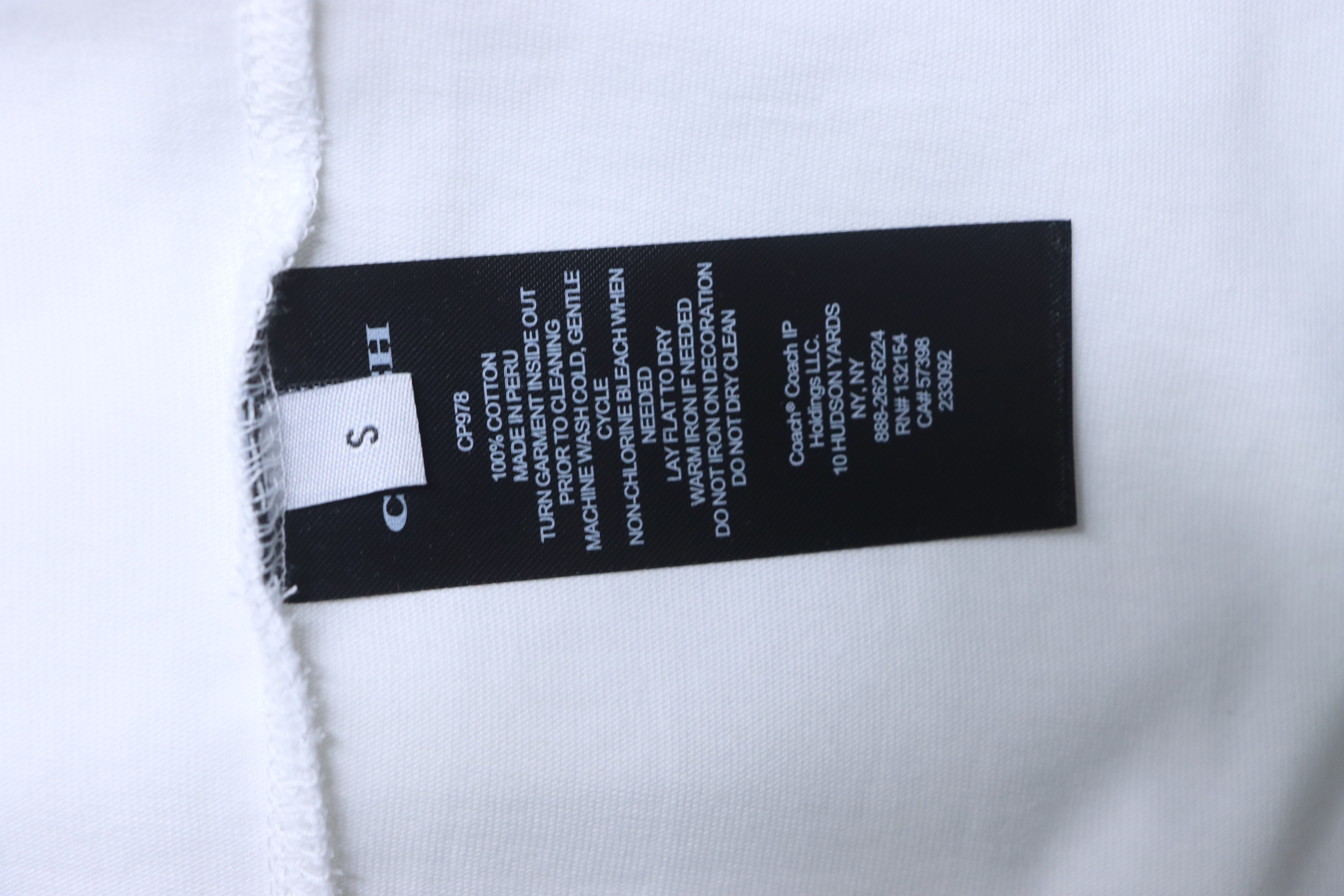 CLOT x COACH Horse and Carriage Logo Letter Short Sleeve T-Shirt Style 2