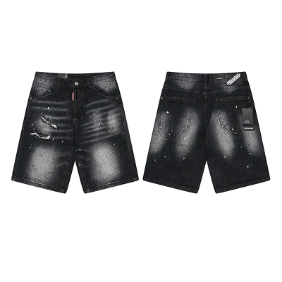 DSQUARED2 2036 Stretch Denim Shorts 01