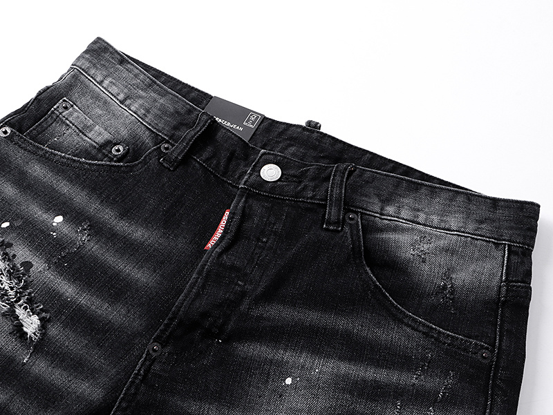 DSQUARED2 2036 Stretch Denim Shorts