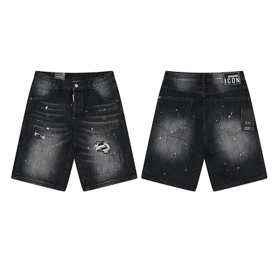 DSQUARED2 2037 Stretch Denim Shorts 01