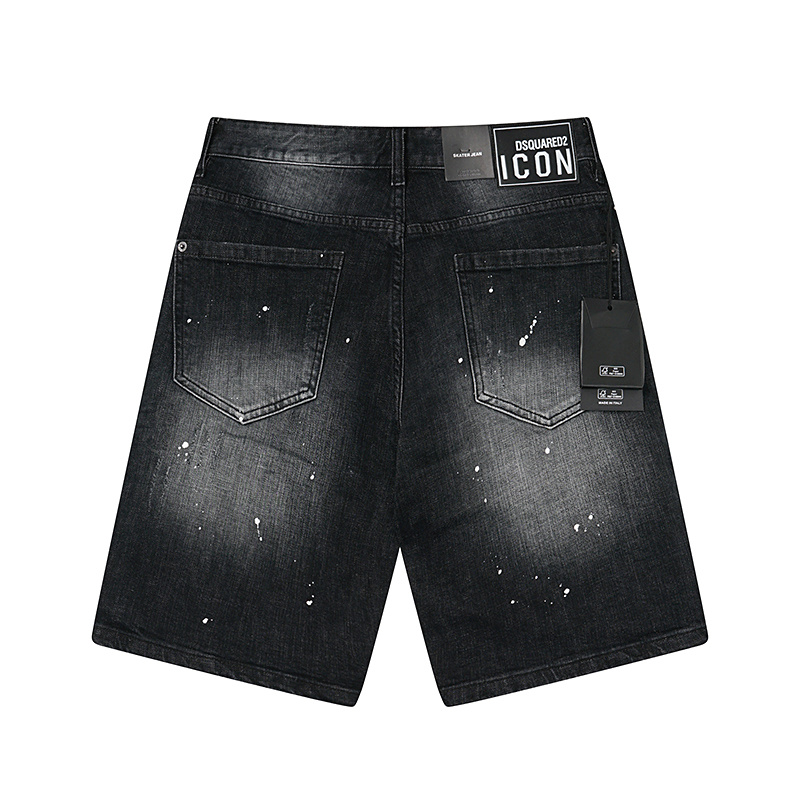 DSQUARED2 2037 Stretch Denim Shorts