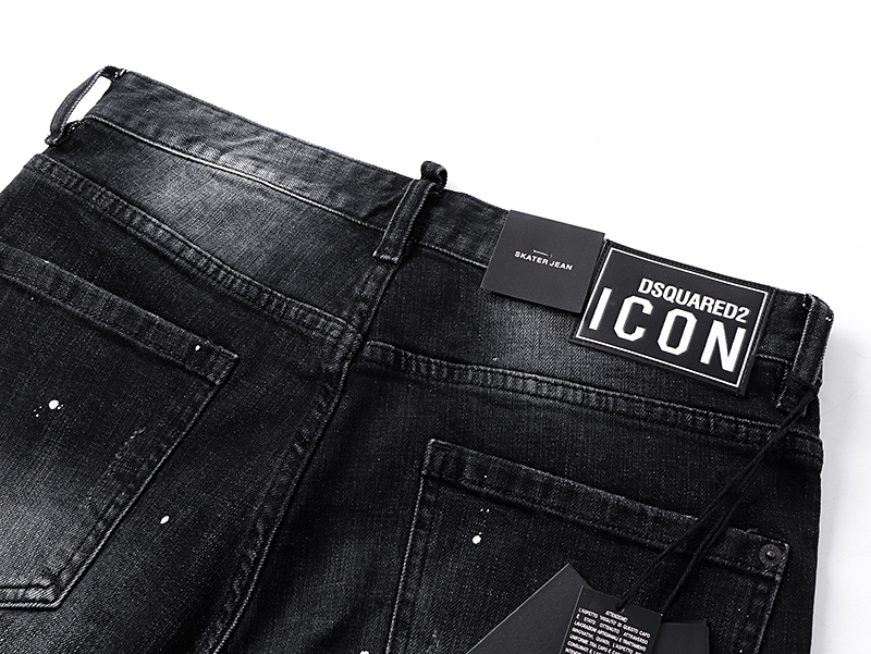 DSQUARED2 2037 Stretch Denim Shorts