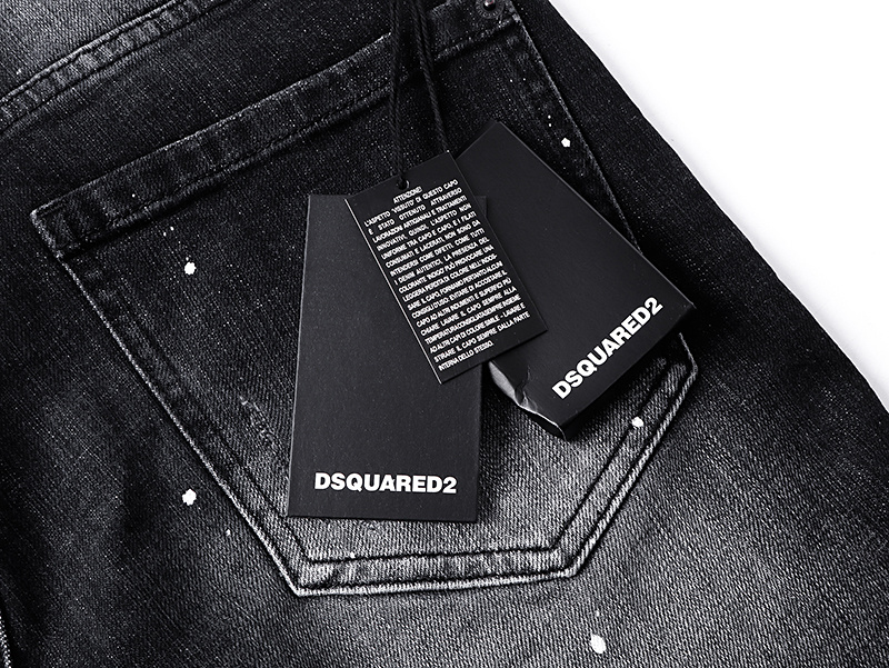 DSQUARED2 2037 Stretch Denim Shorts