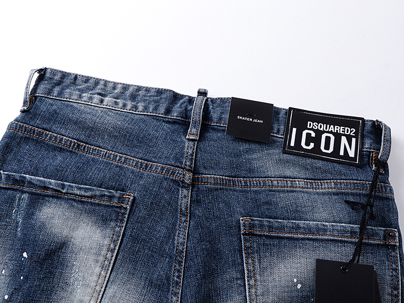 DSQUARED2 2038 Stretch Denim Shorts