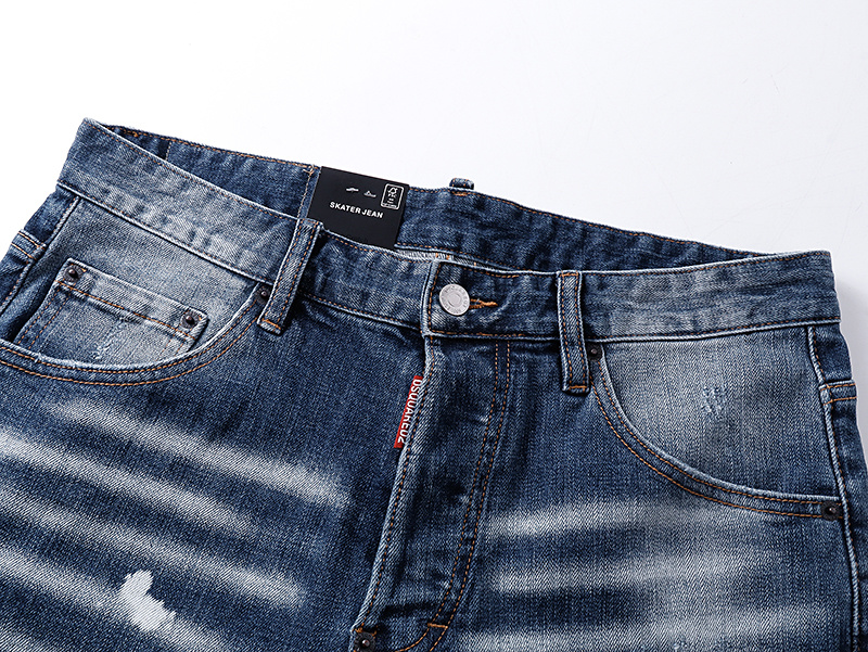 DSQUARED2 2039 Stretch Denim Shorts
